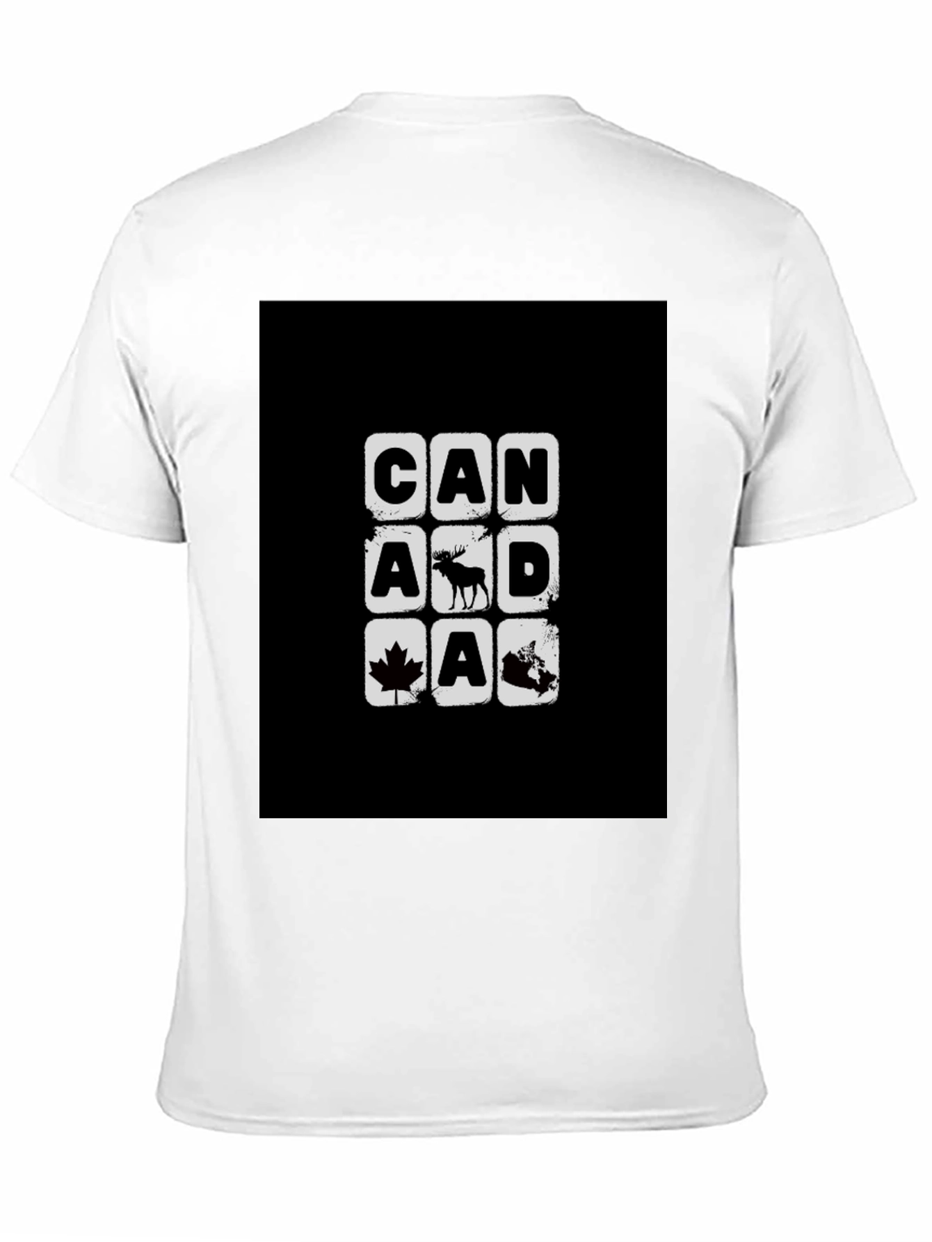 Canada T-Shirt Moose Maple Leaf Graphic Tee