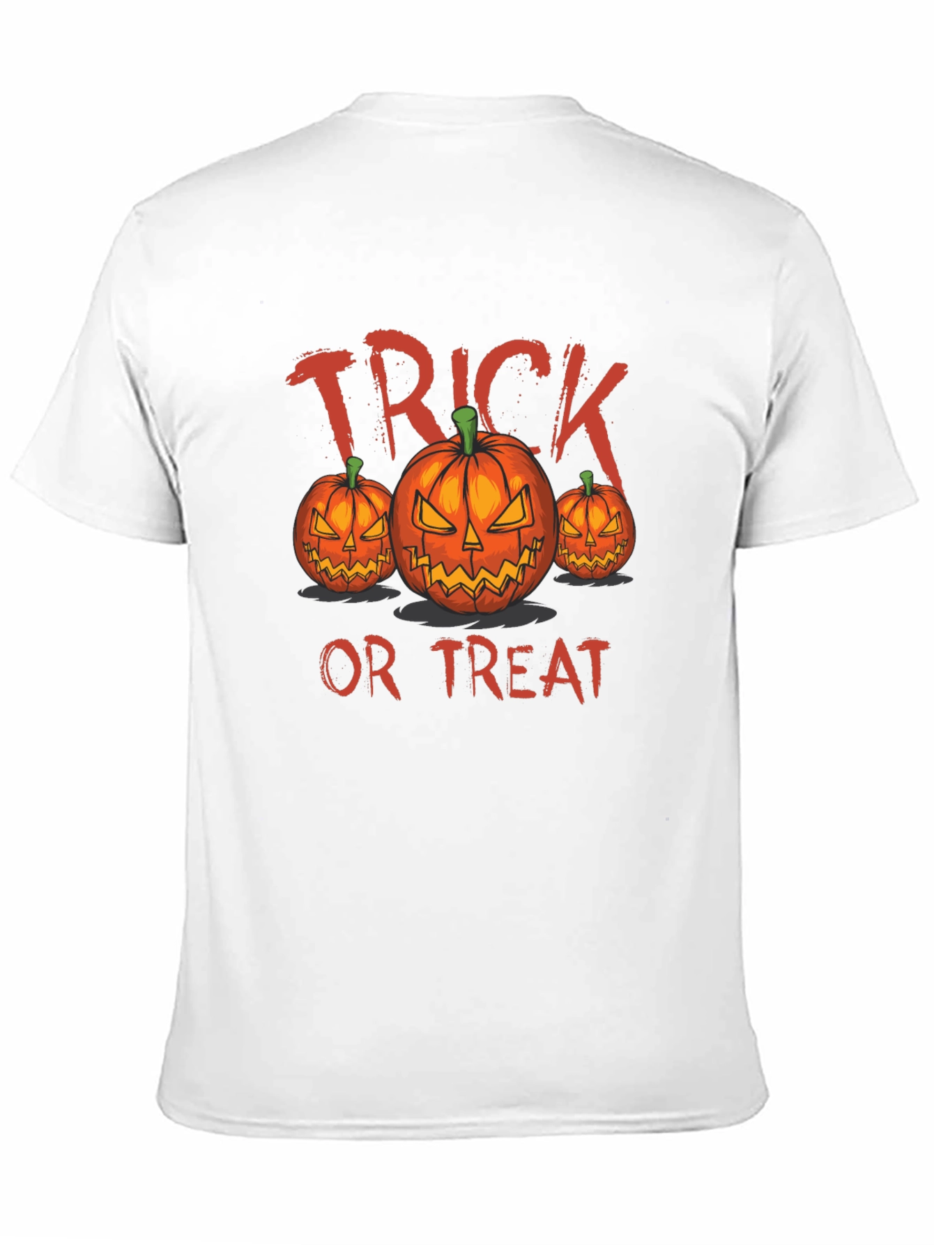Halloween Pumpkin Trick or Treat Graphic Tee