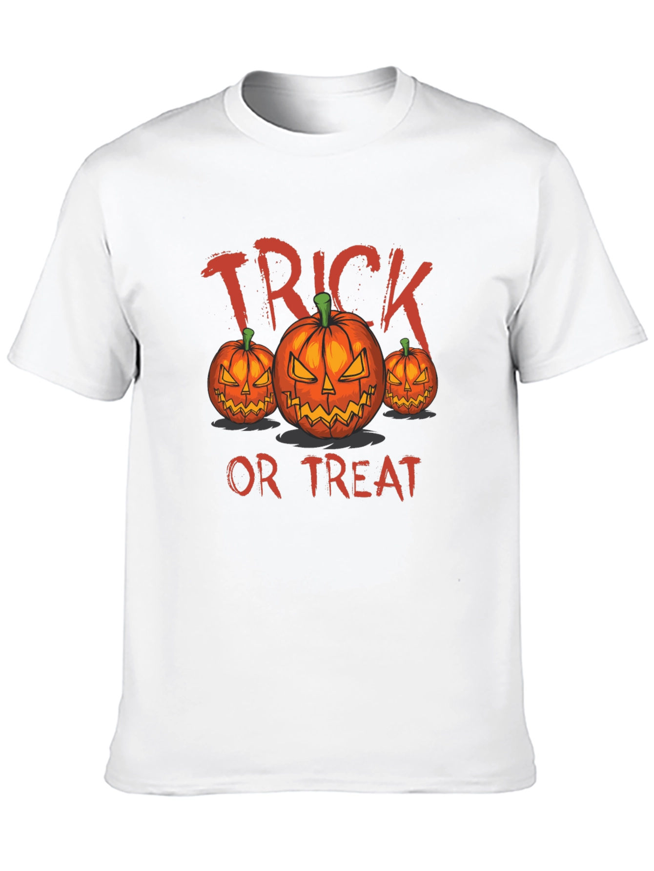 Halloween Pumpkin Trick or Treat Graphic Tee