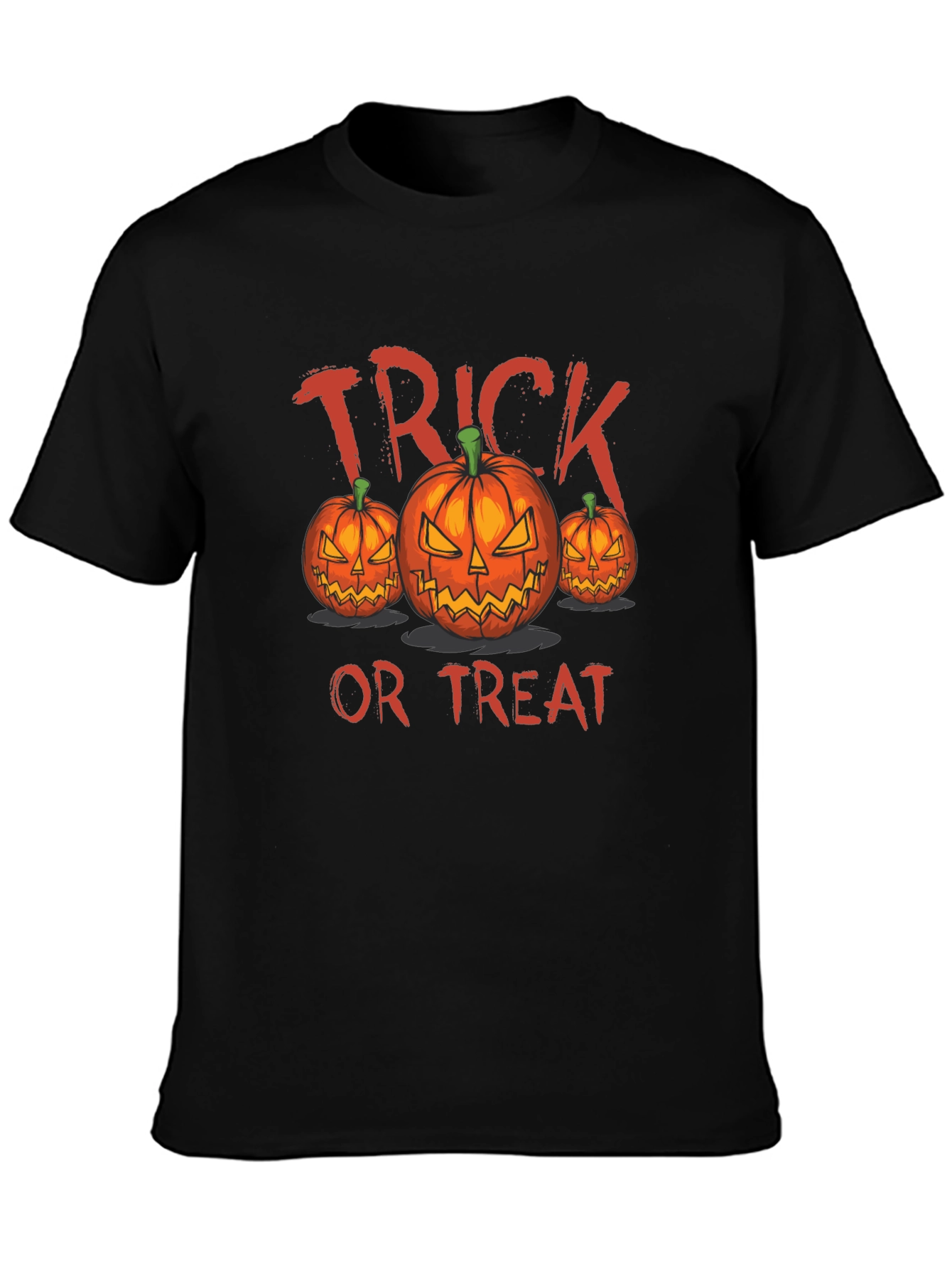 Halloween Pumpkin Trick or Treat Graphic Tee
