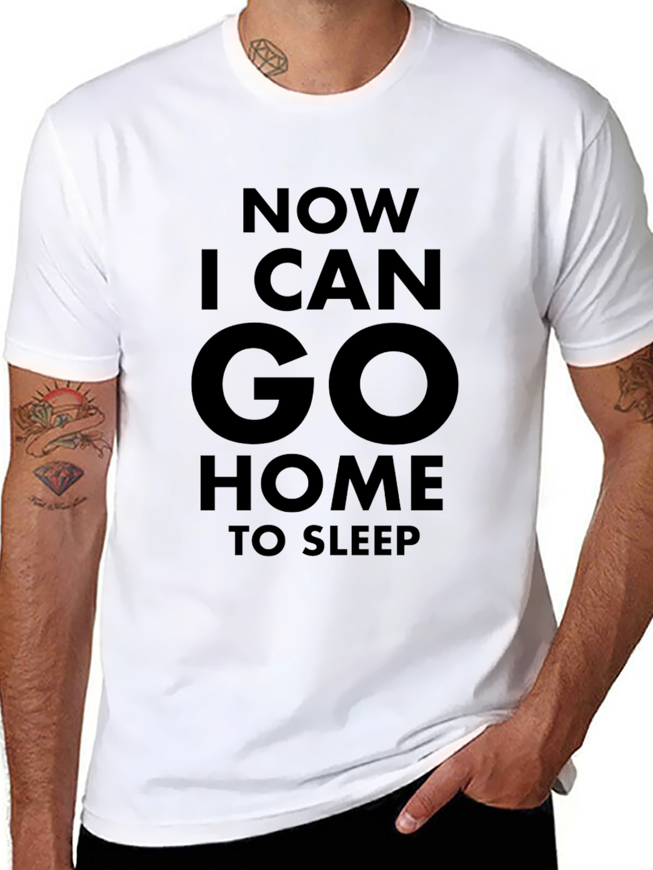 Now I Can Go Home to Sleep Graphic Tee