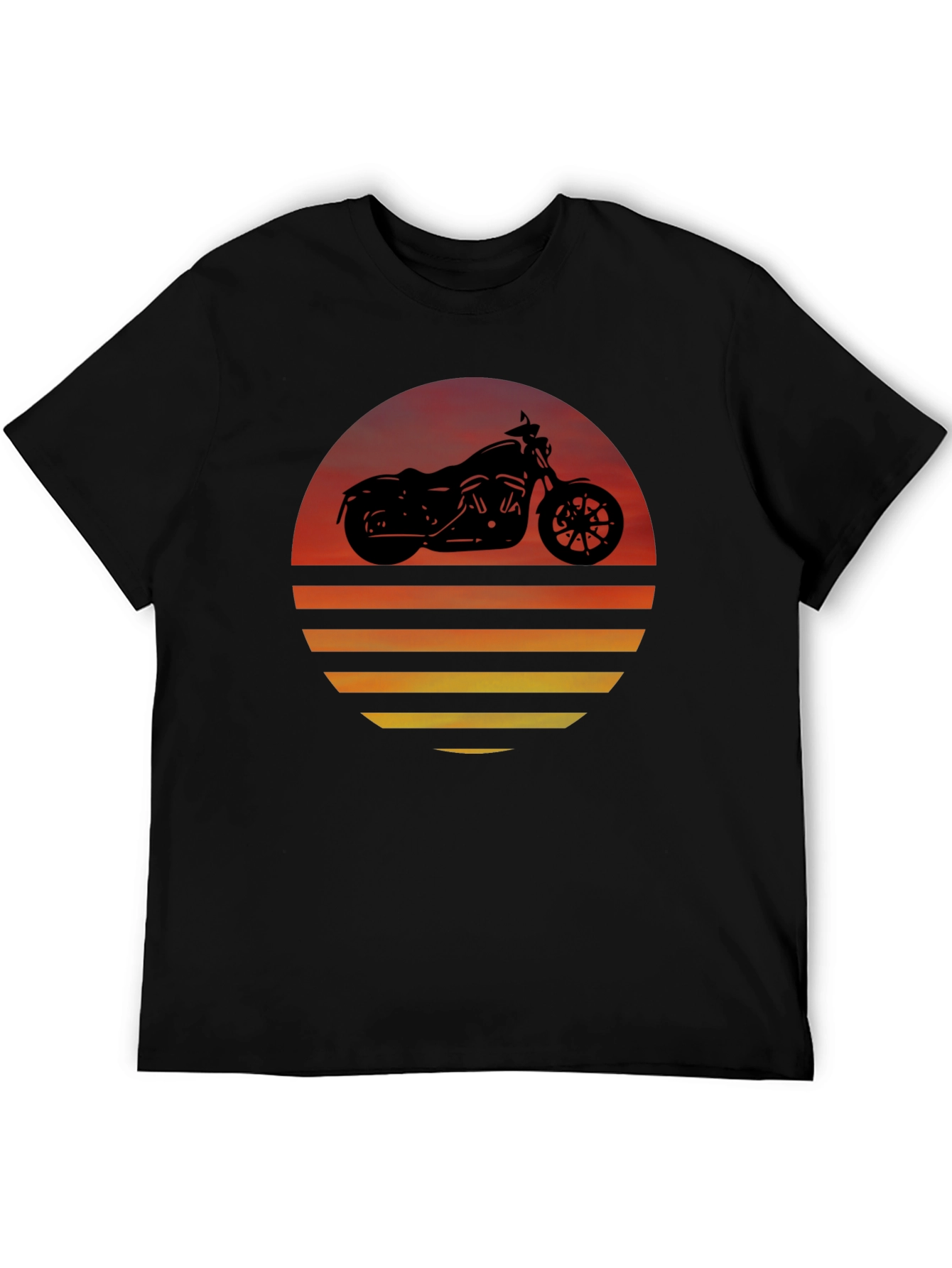 Sunset Motorcycle Graphic Tee - Riders Dream