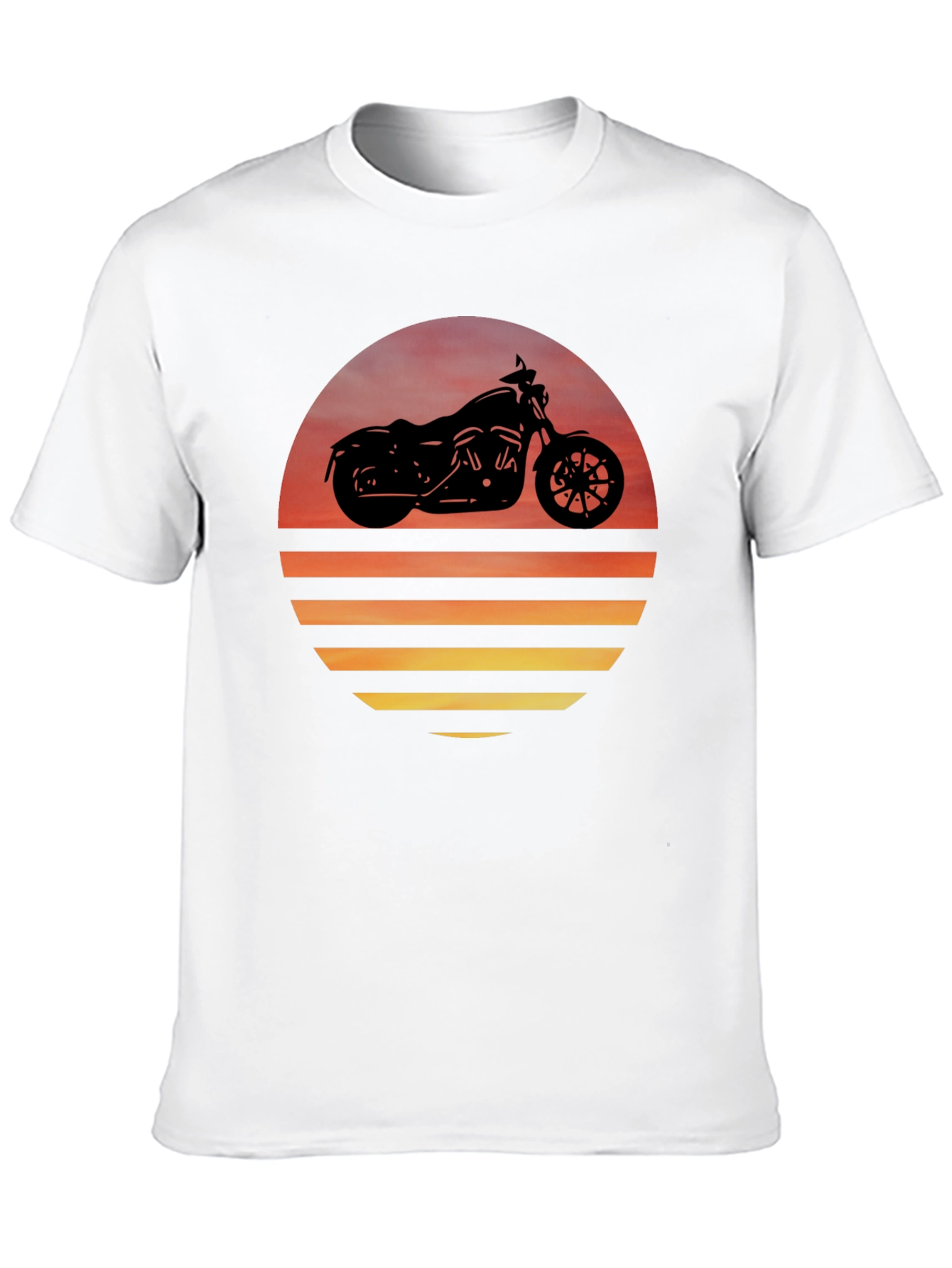 Sunset Motorcycle Graphic Tee - Riders Dream