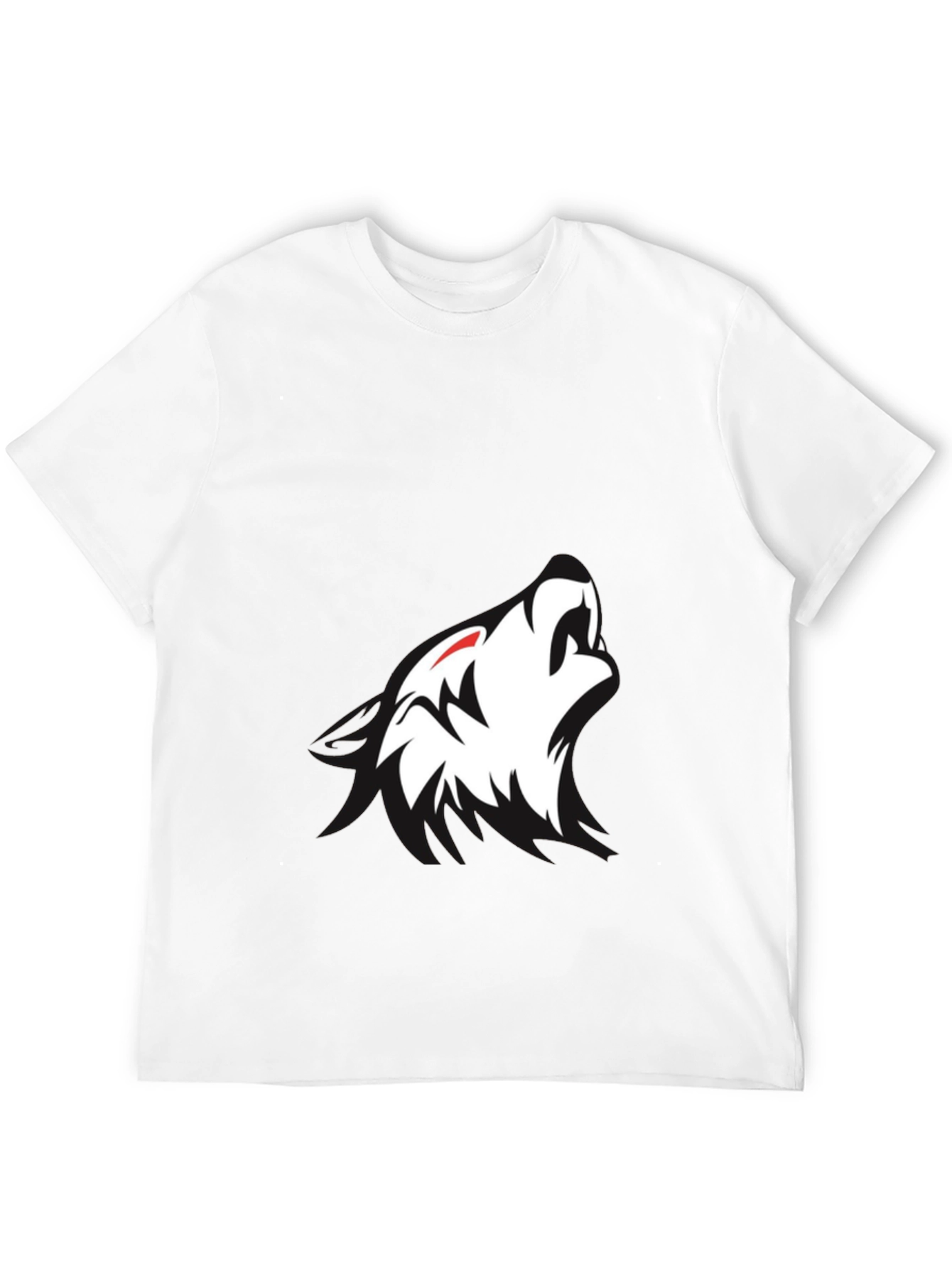 Black Wolf Graphic Tee - Modern Style