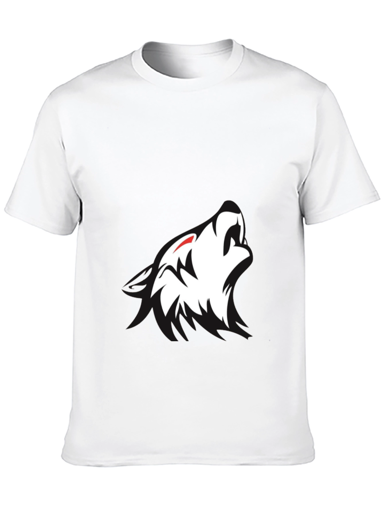 Black Wolf Graphic Tee - Modern Style