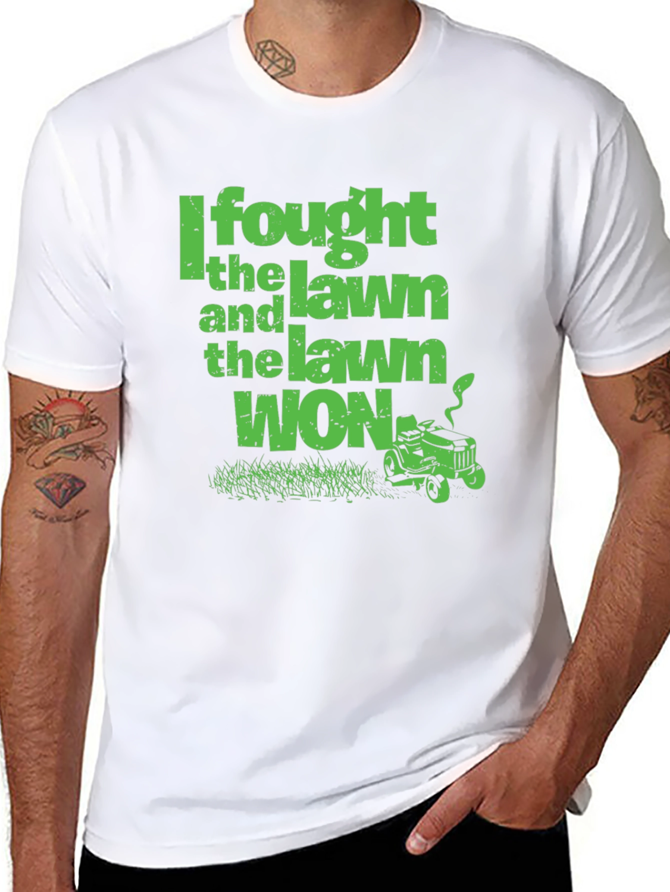 I Fought the Lawn and the Lawn Won T-Shirt