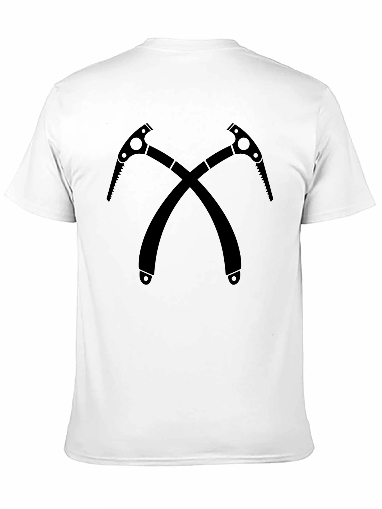 Crossed Ice Axes Black T-Shirt