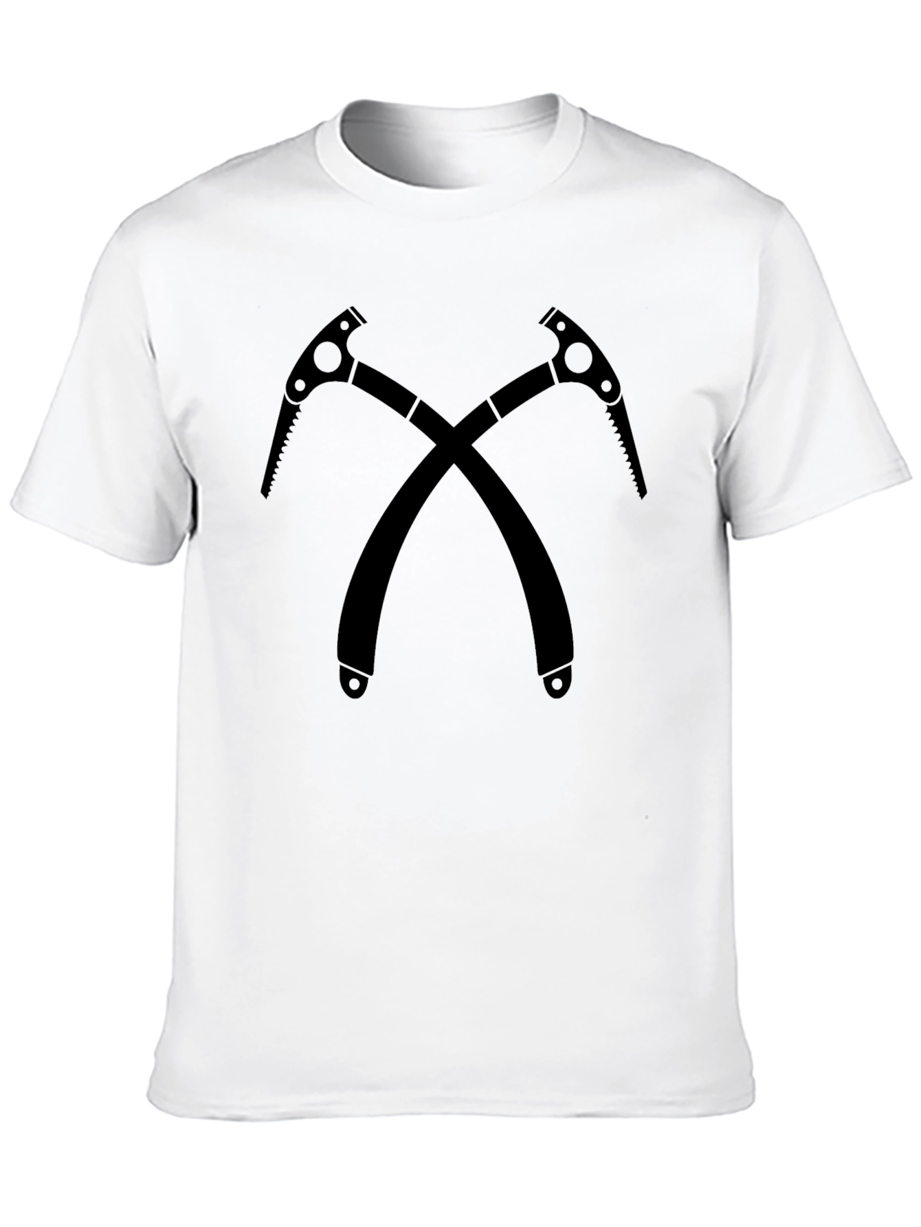 Crossed Ice Axes Black T-Shirt