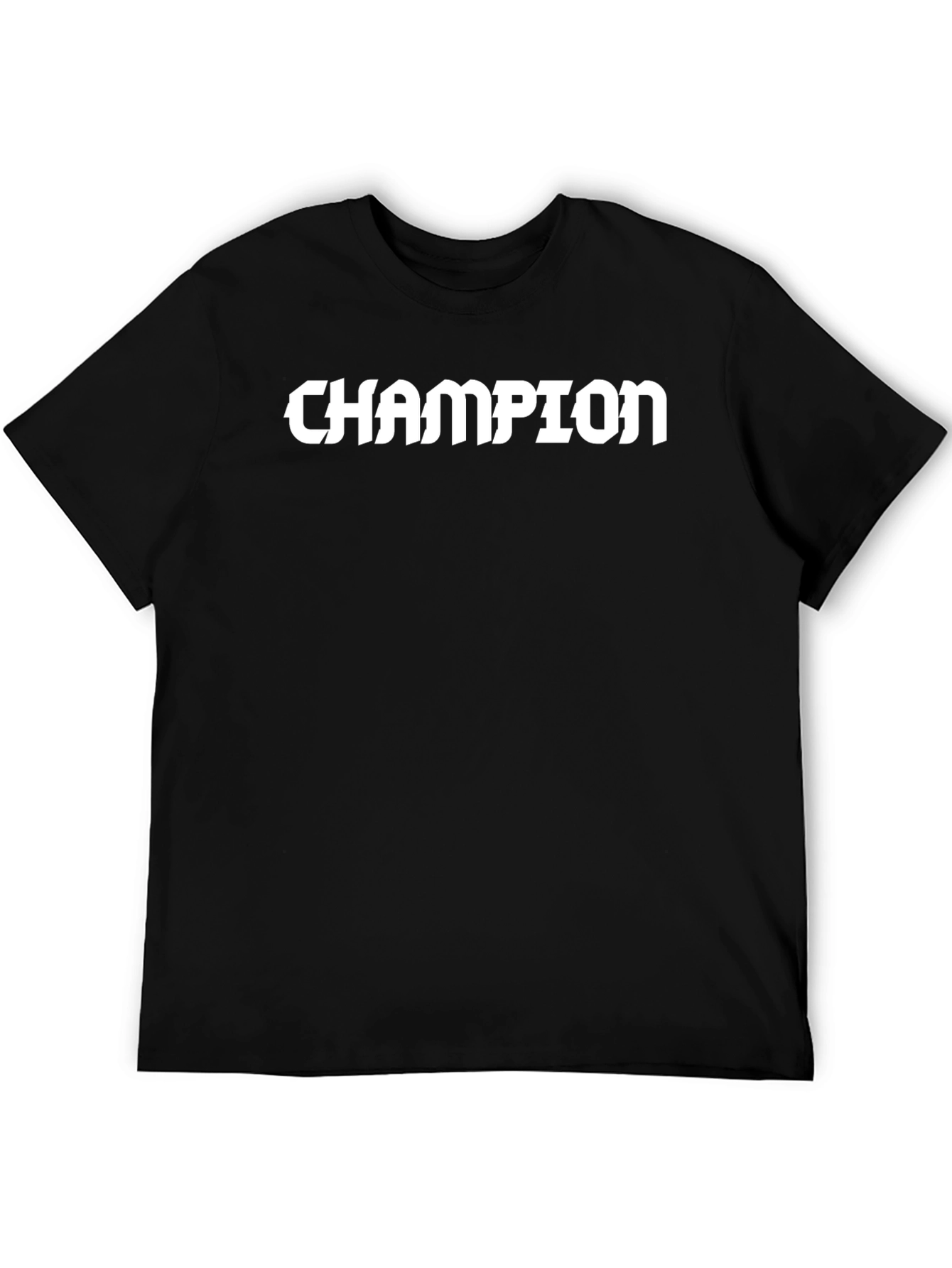 Champion Graphic Print Black T-Shirt