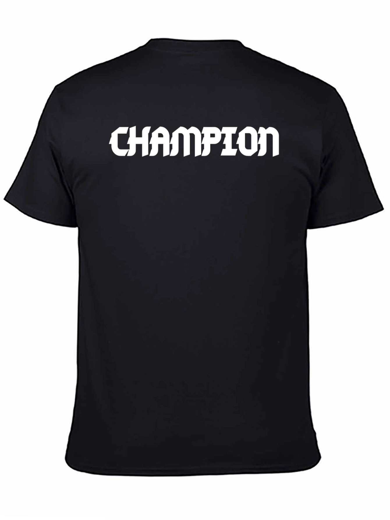 Champion Graphic Print Black T-Shirt