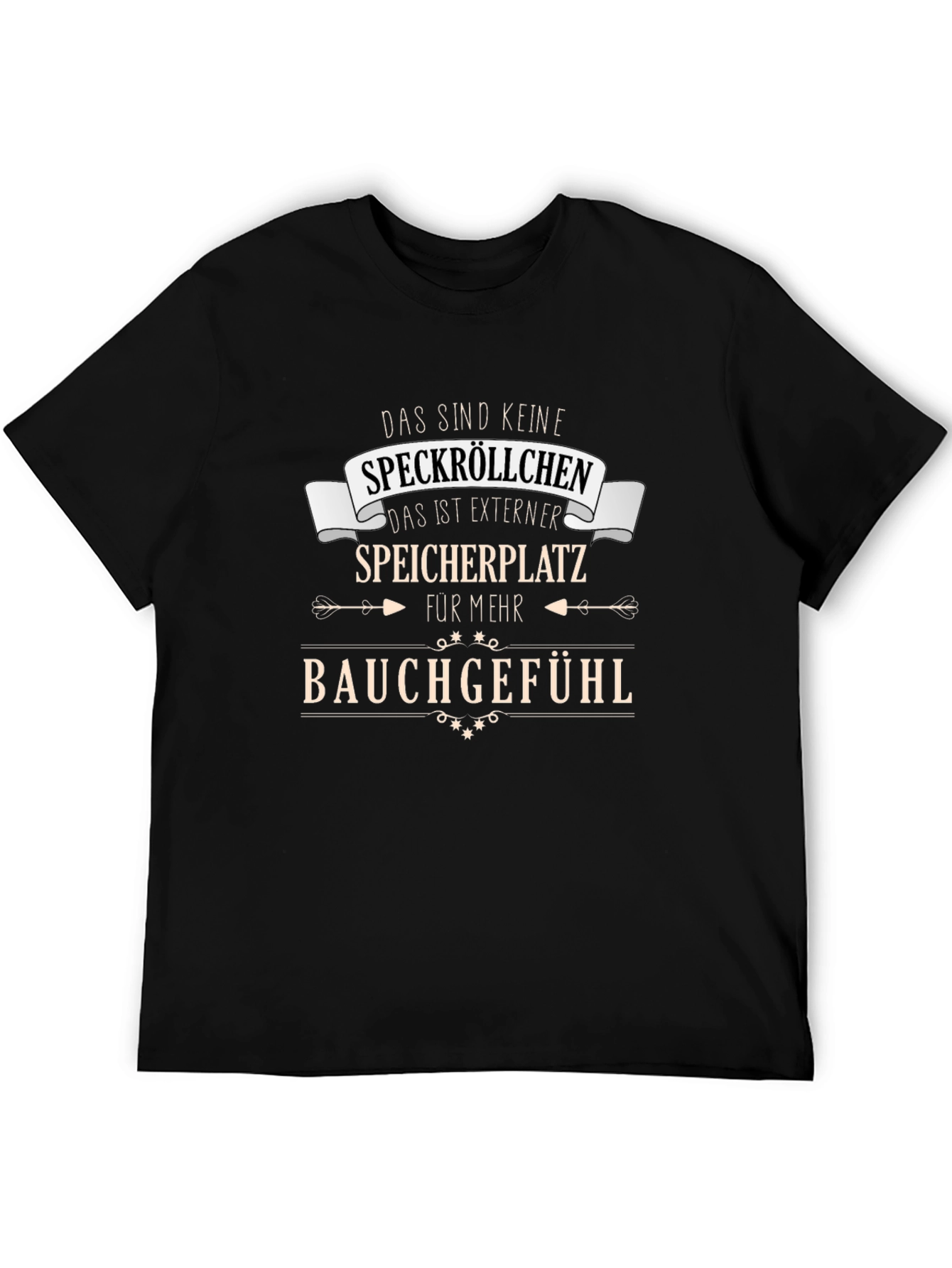 Funny German T-Shirt - Bauchgefuhl Humor Tee