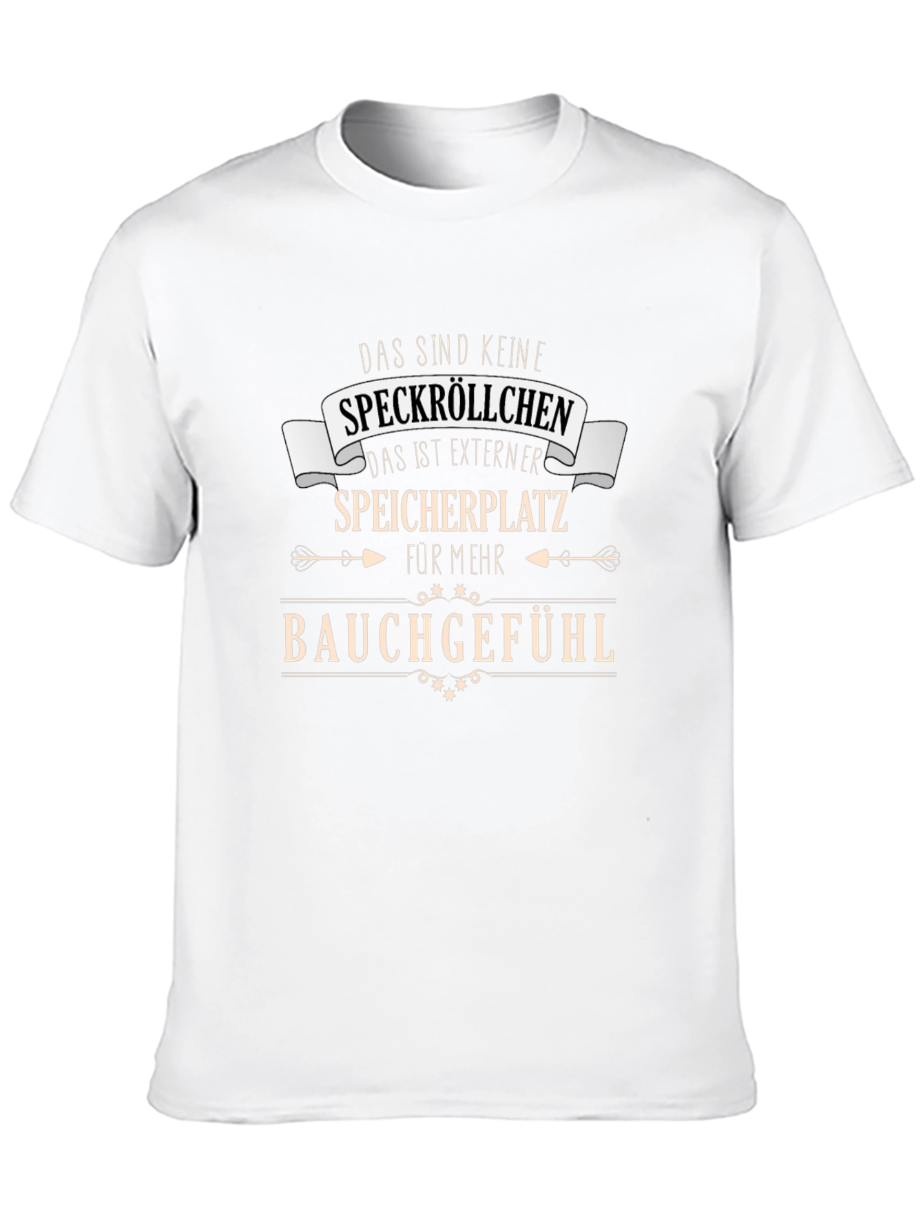Funny German T-Shirt - Bauchgefuhl Humor Tee