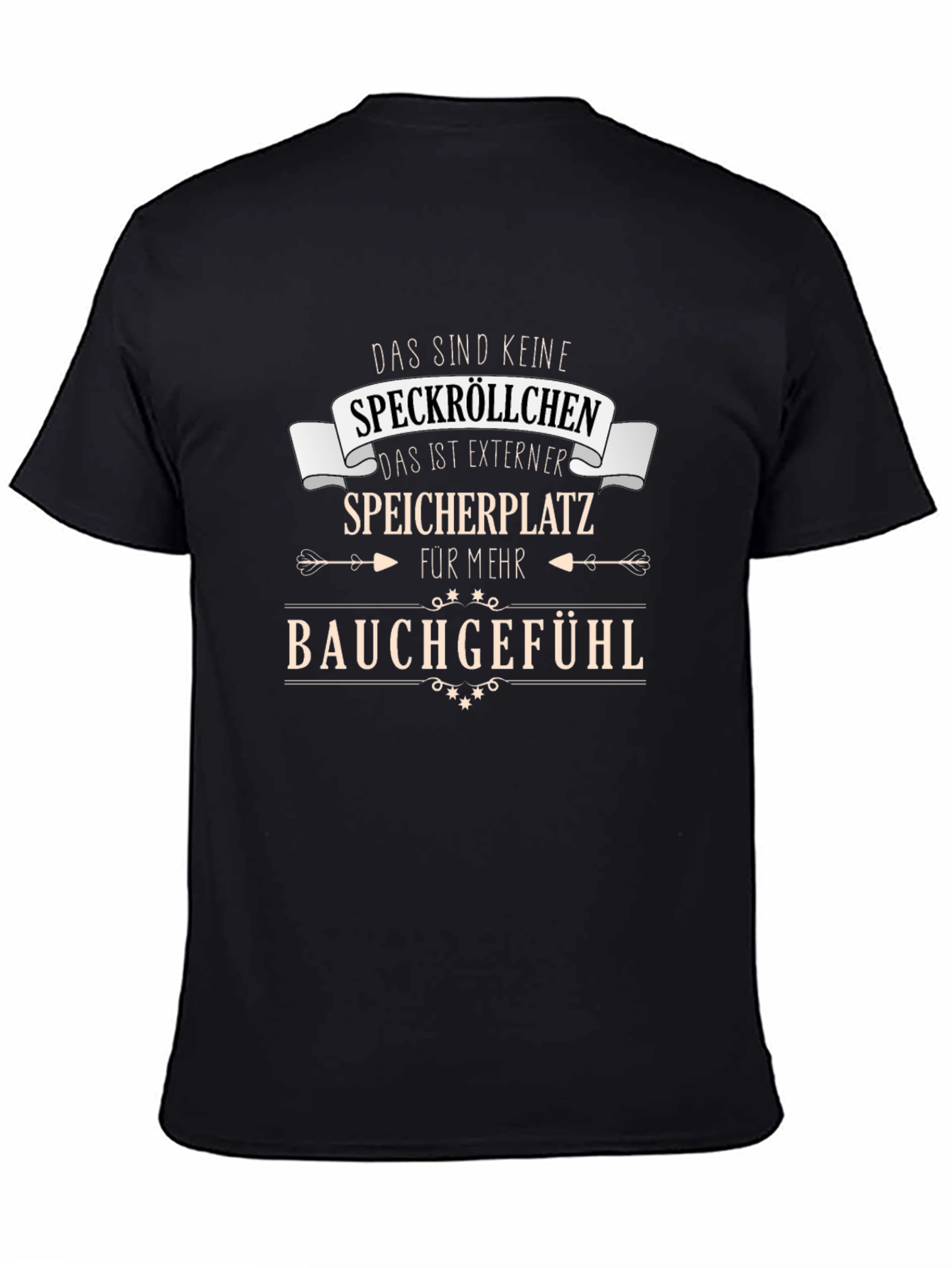 Funny German T-Shirt - Bauchgefuhl Humor Tee