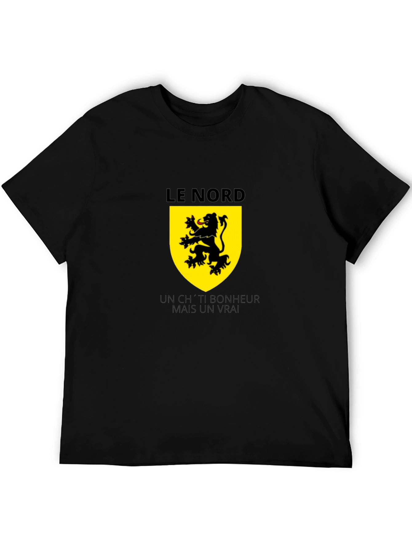 Le Nord Lion Crest Black T-Shirt