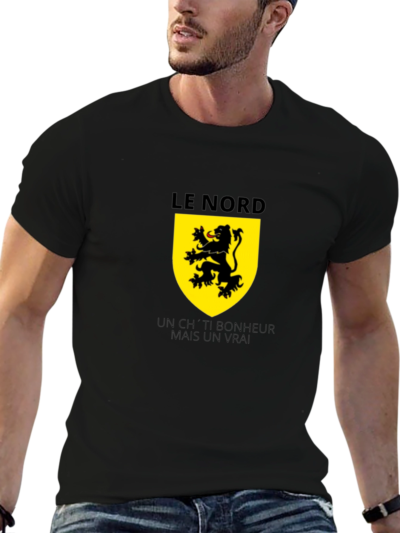 Le Nord Lion Crest Black T-Shirt
