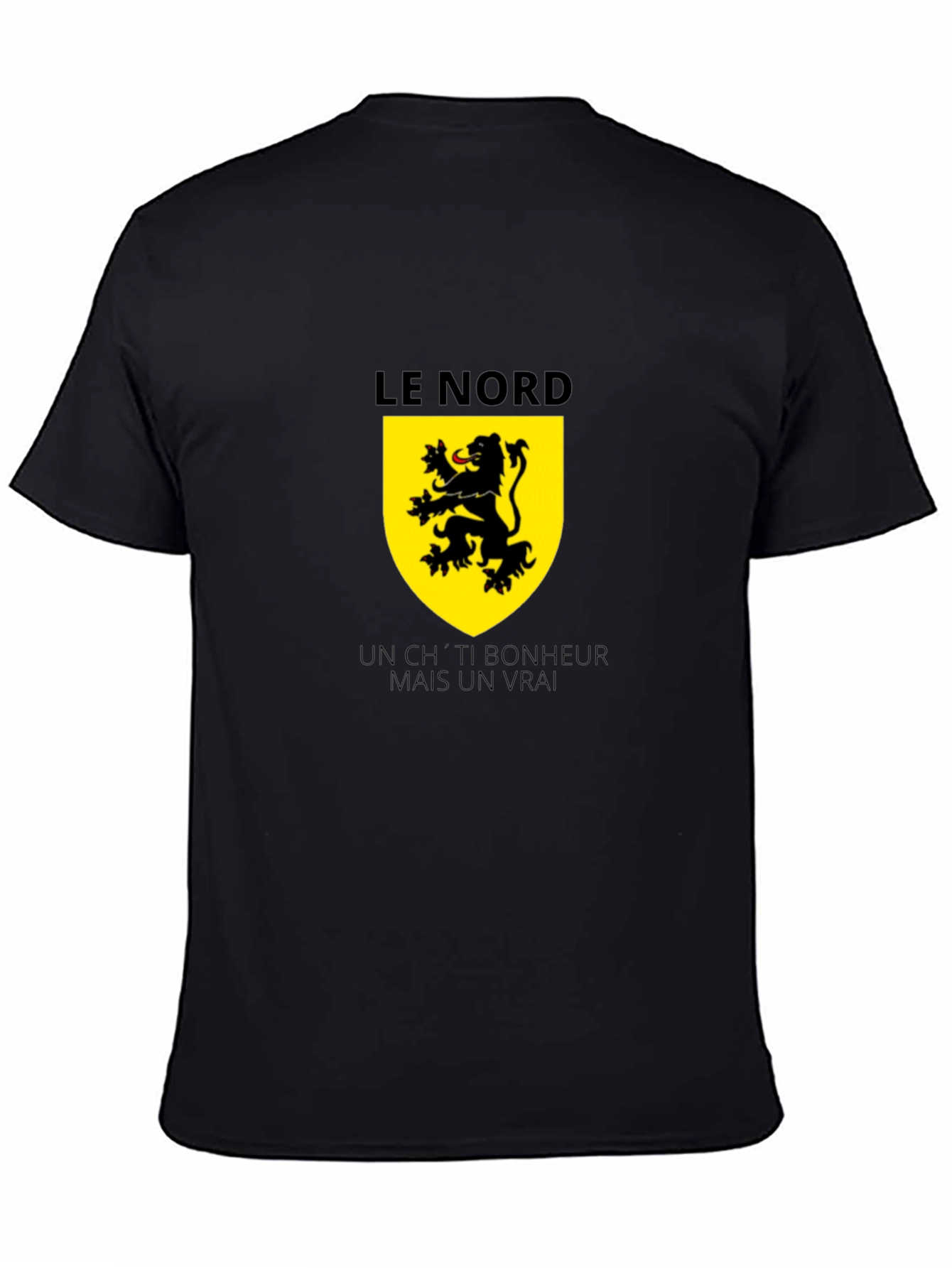 Le Nord Lion Crest Black T-Shirt