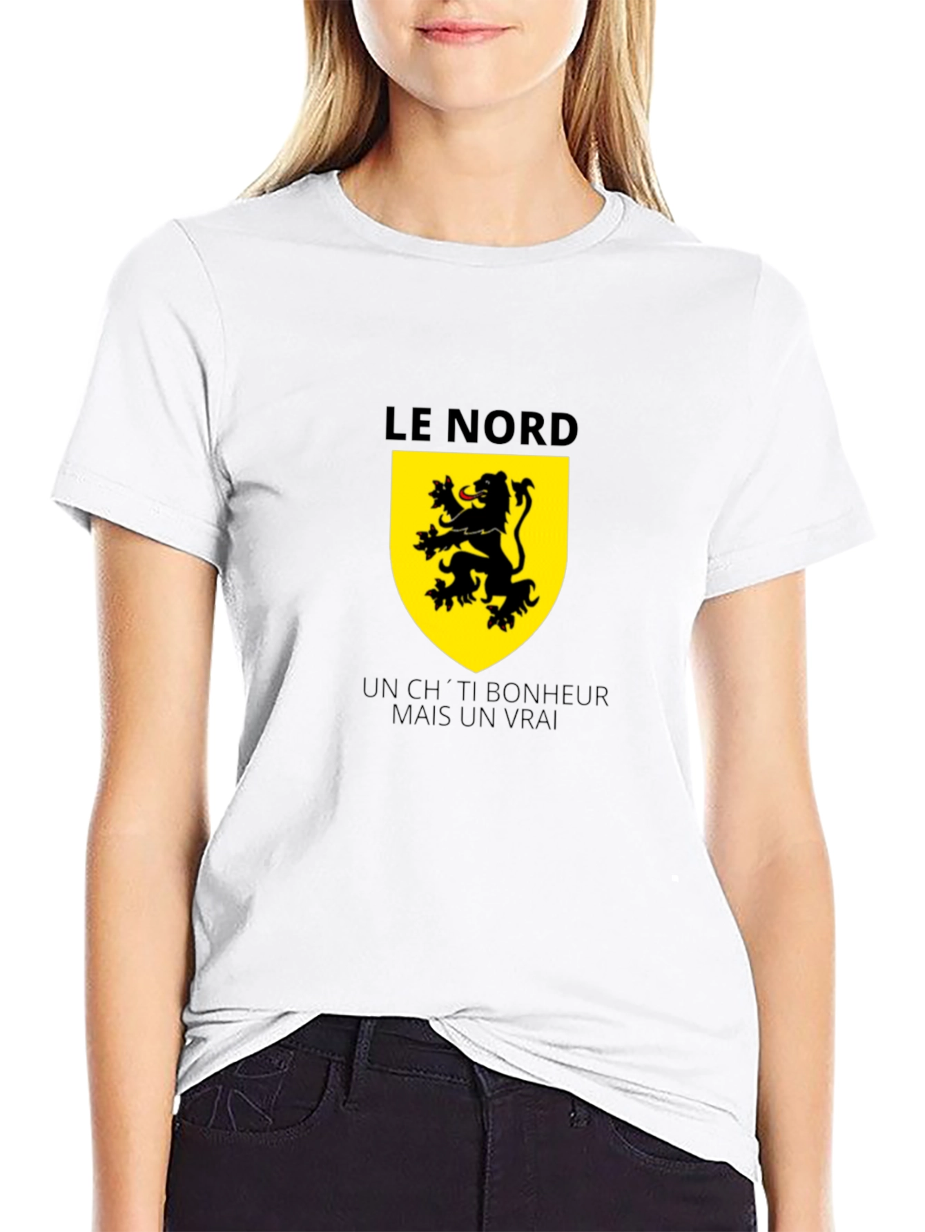 Le Nord Lion Crest Black T-Shirt