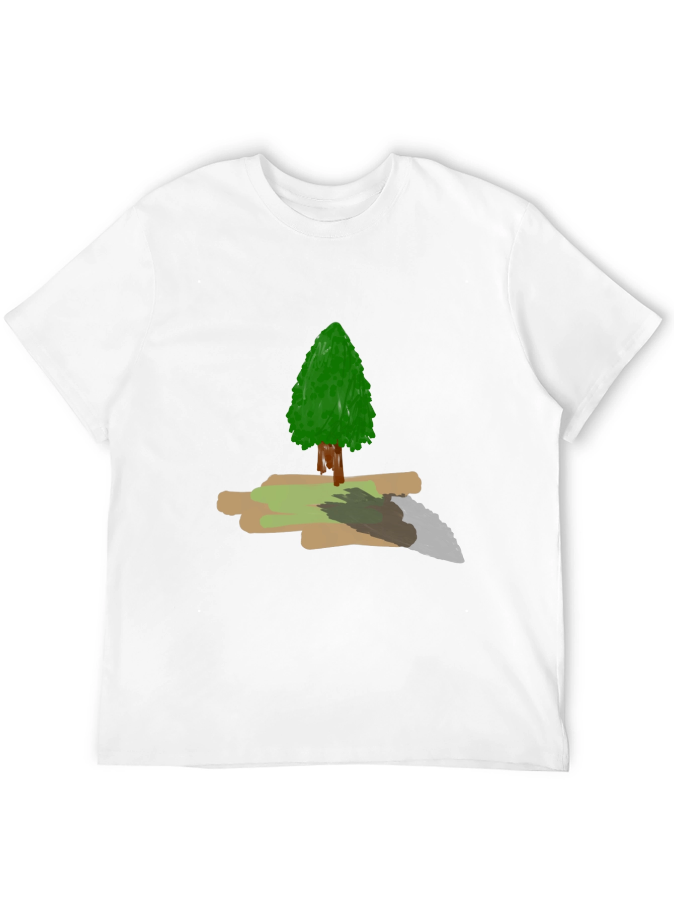 Nature Tree Graphic Tee - Mens Black T-Shirt