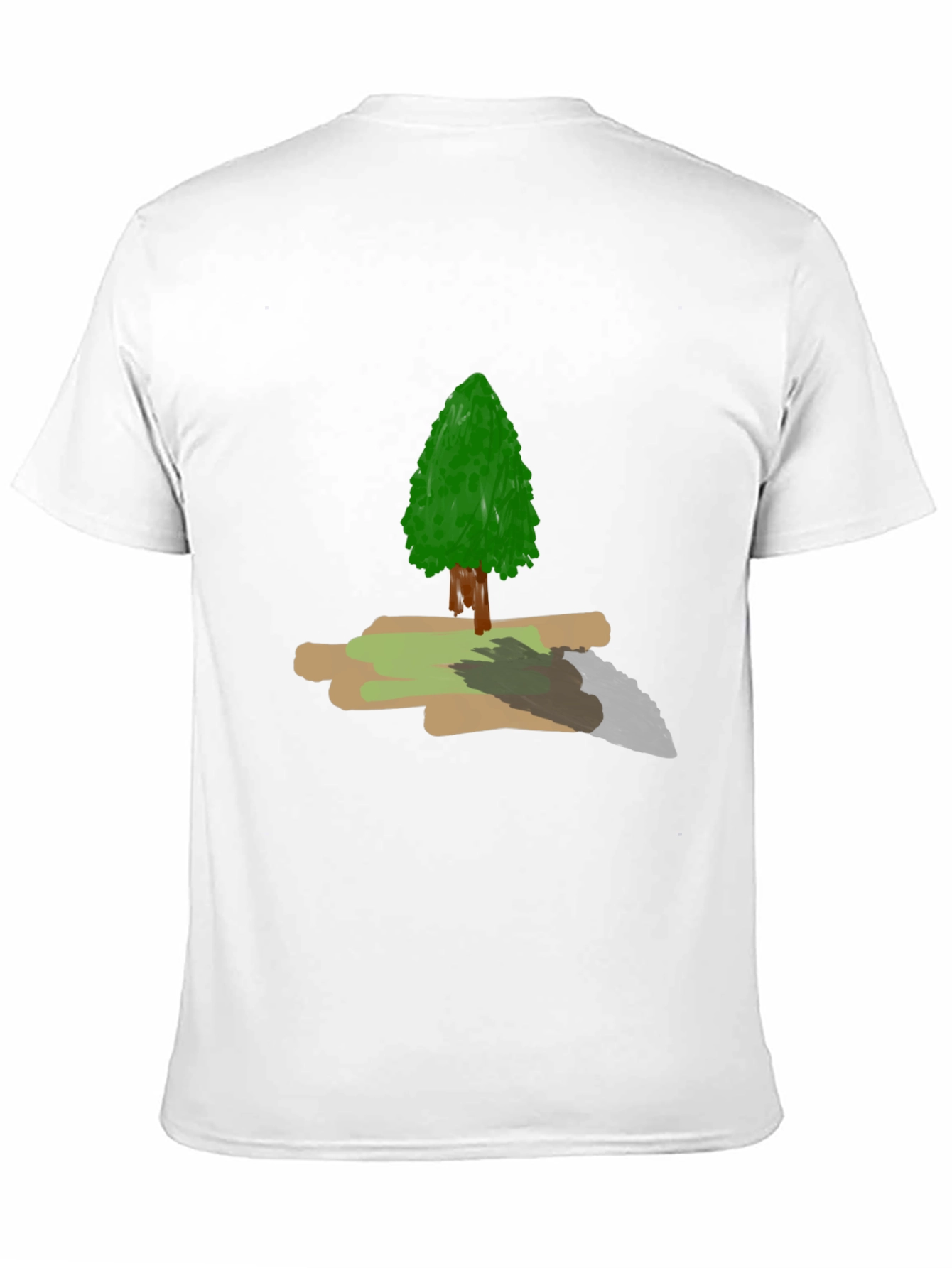 Nature Tree Graphic Tee - Mens Black T-Shirt