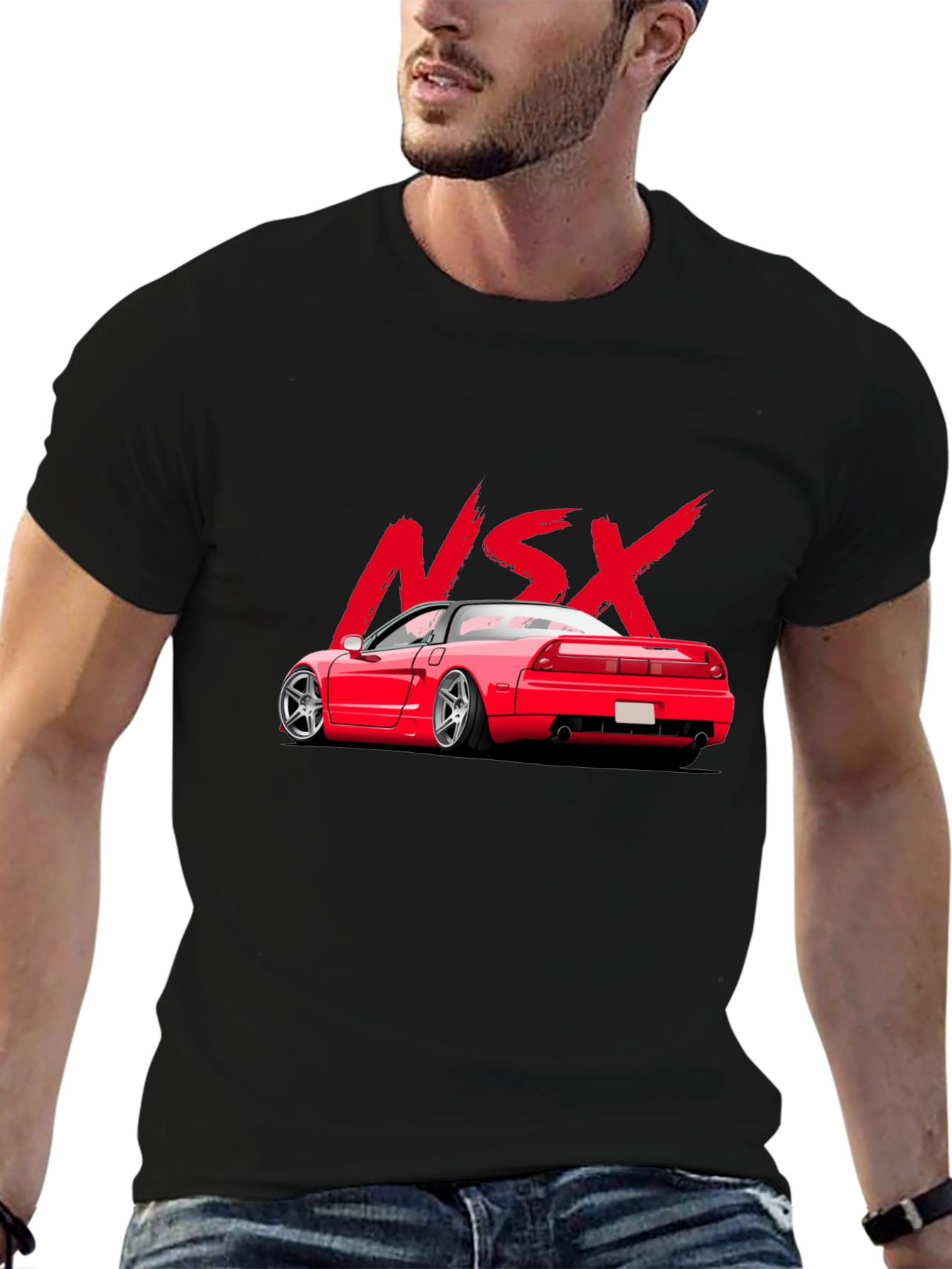 NSX Car Graphic Tee - Classic Automotive T-Shirt