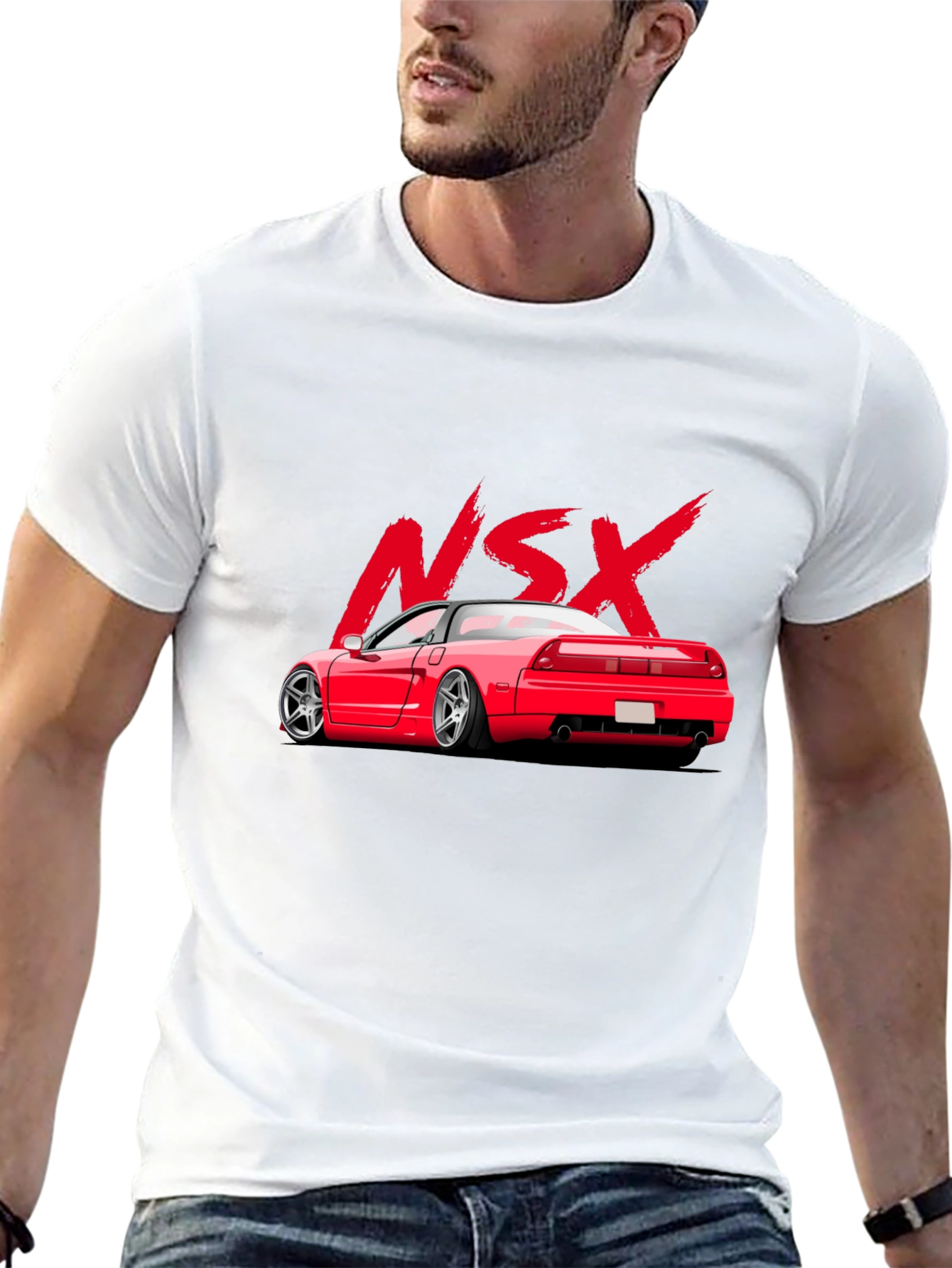 NSX Car Graphic Tee - Classic Automotive T-Shirt