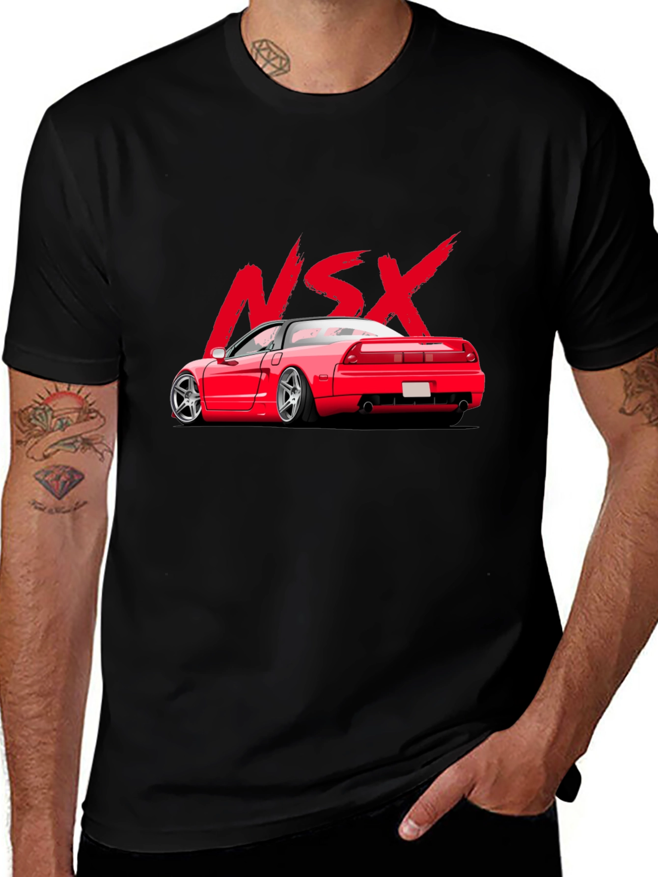 NSX Car Graphic Tee - Classic Automotive T-Shirt