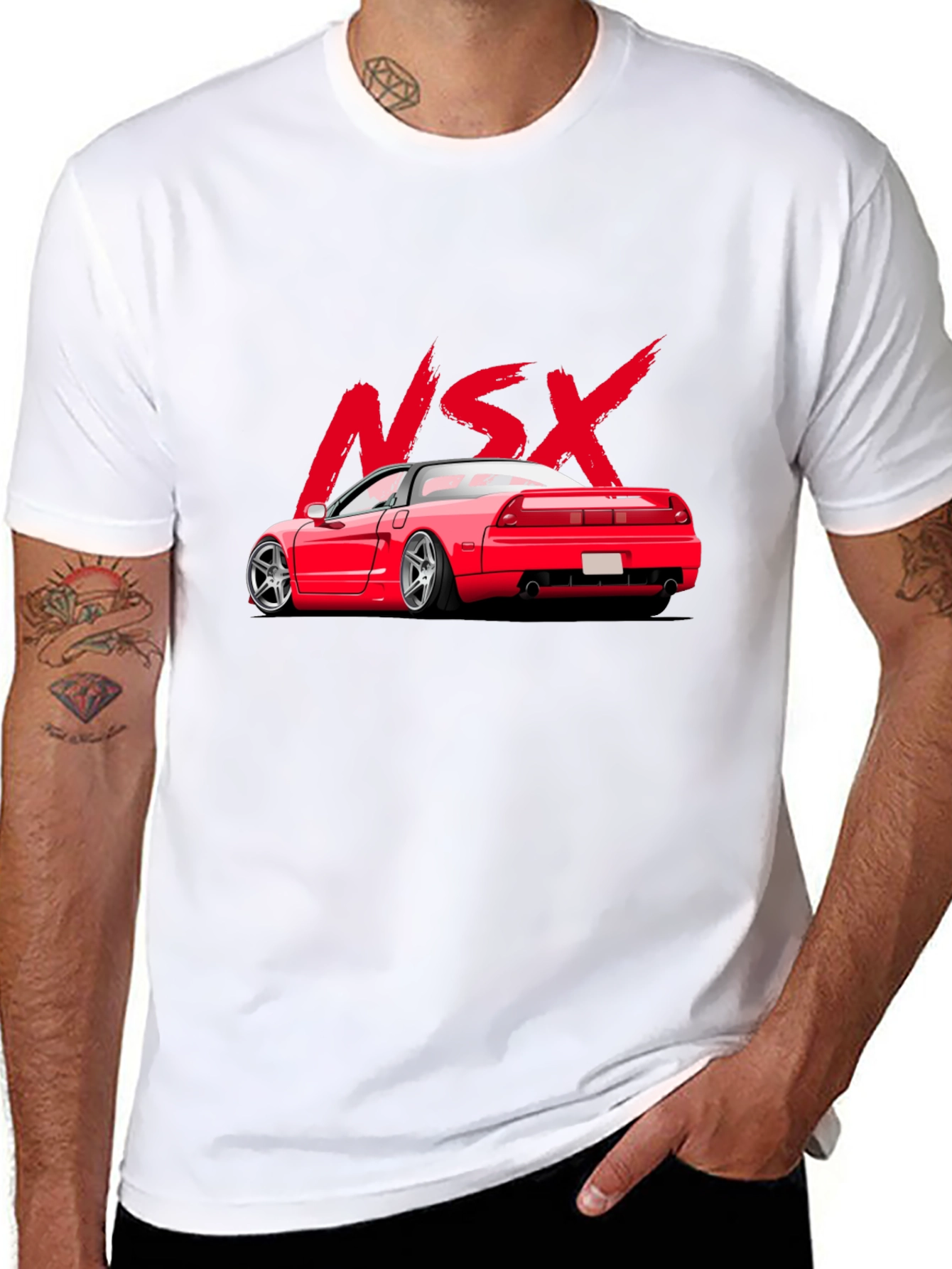 NSX Car Graphic Tee - Classic Automotive T-Shirt