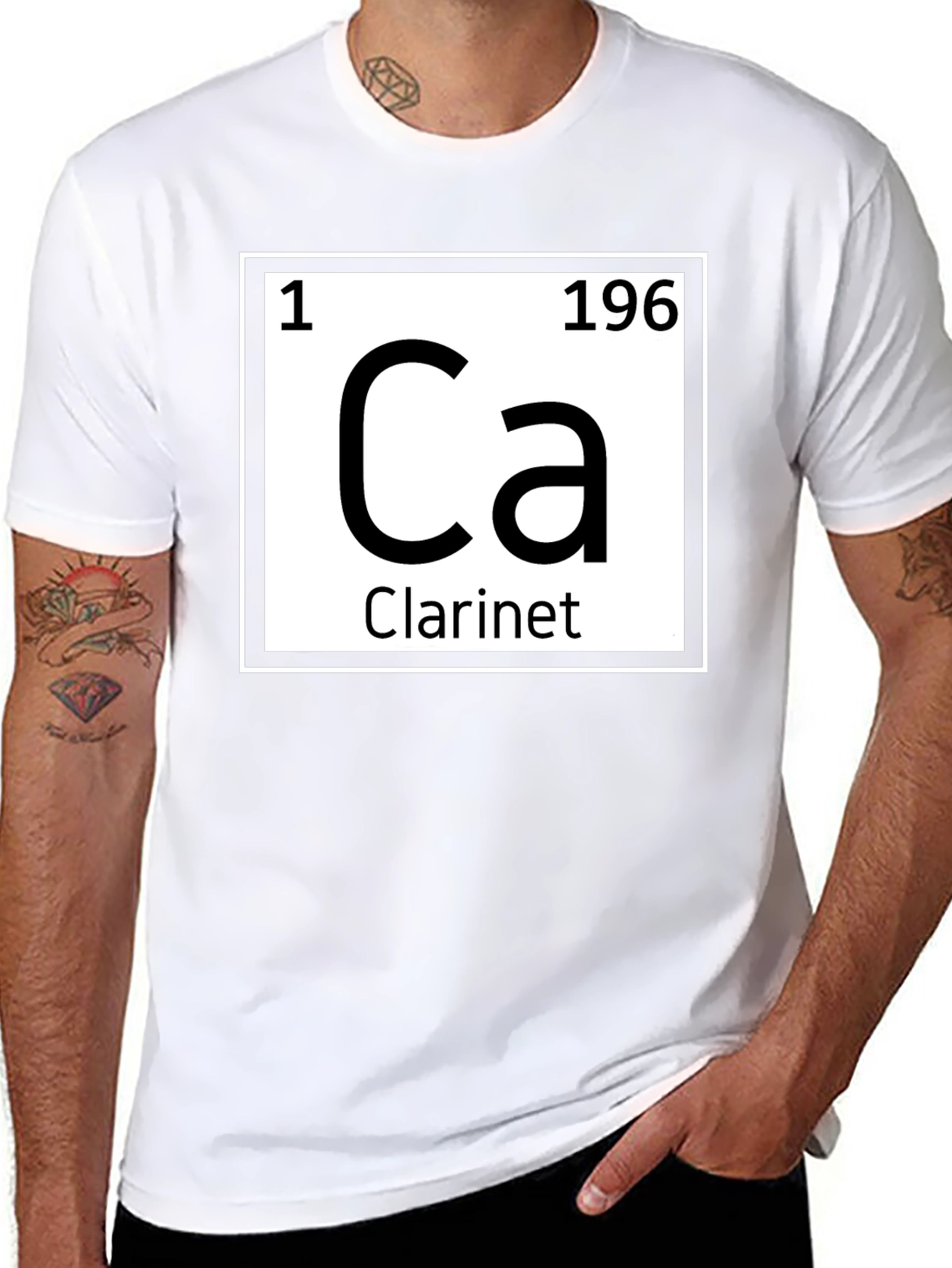 Clarinet Periodic Table T-Shirt