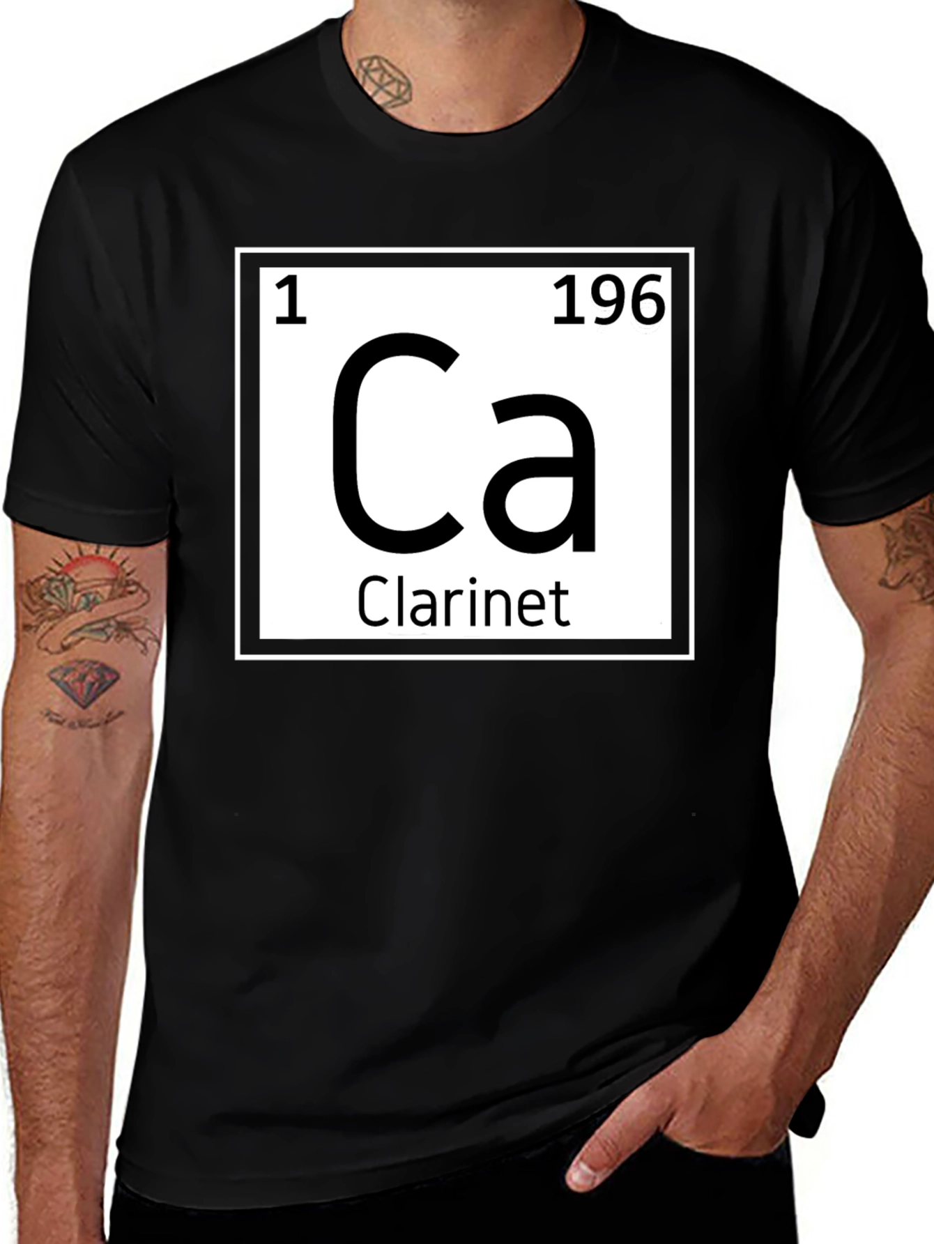 Clarinet Periodic Table T-Shirt