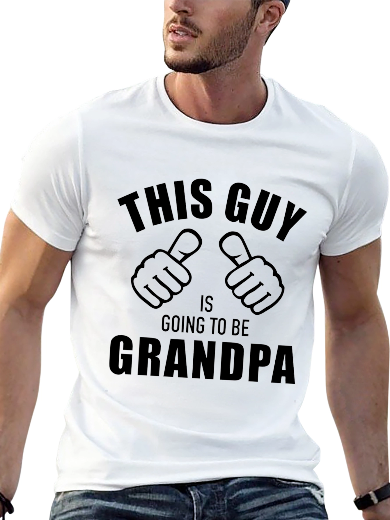 Future Grandpa T-Shirt Funny Pregnancy Announcement Tee