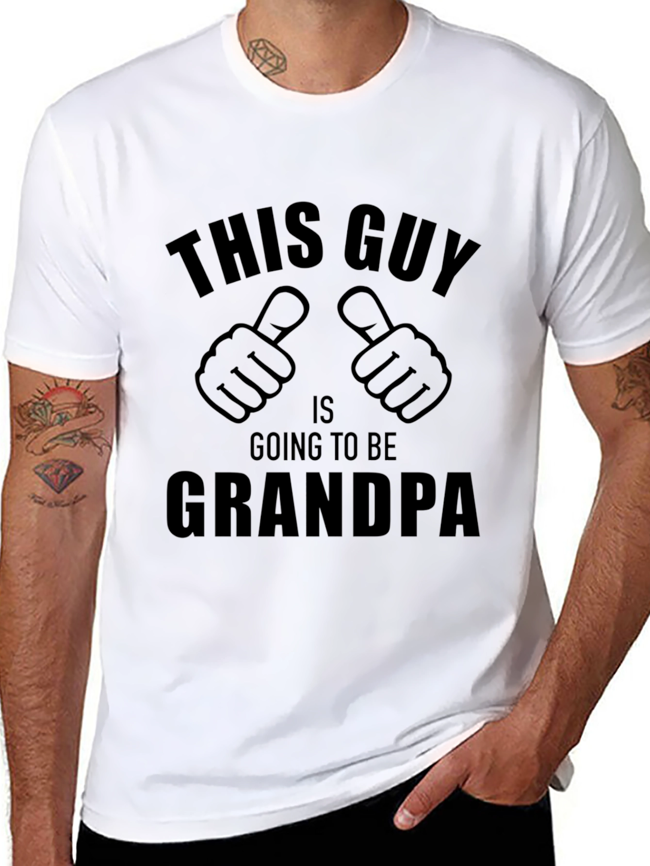 Future Grandpa T-Shirt Funny Pregnancy Announcement Tee