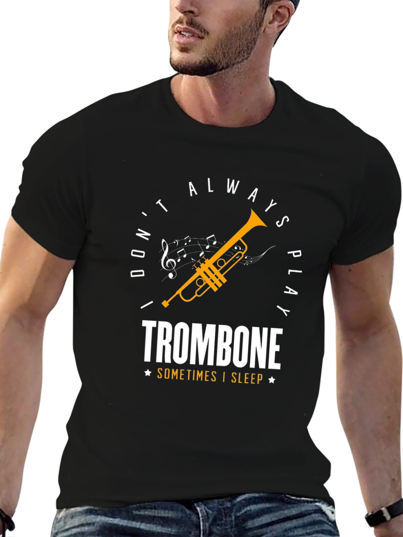 Trombone Player Graphic T-Shirt