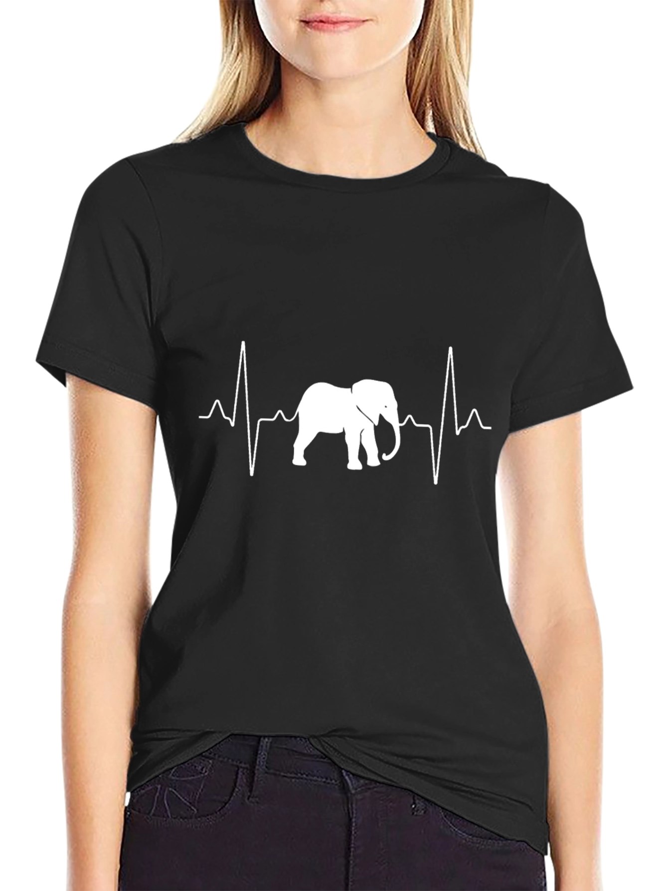 Elephant Heartbeat T-Shirt - Unique Design