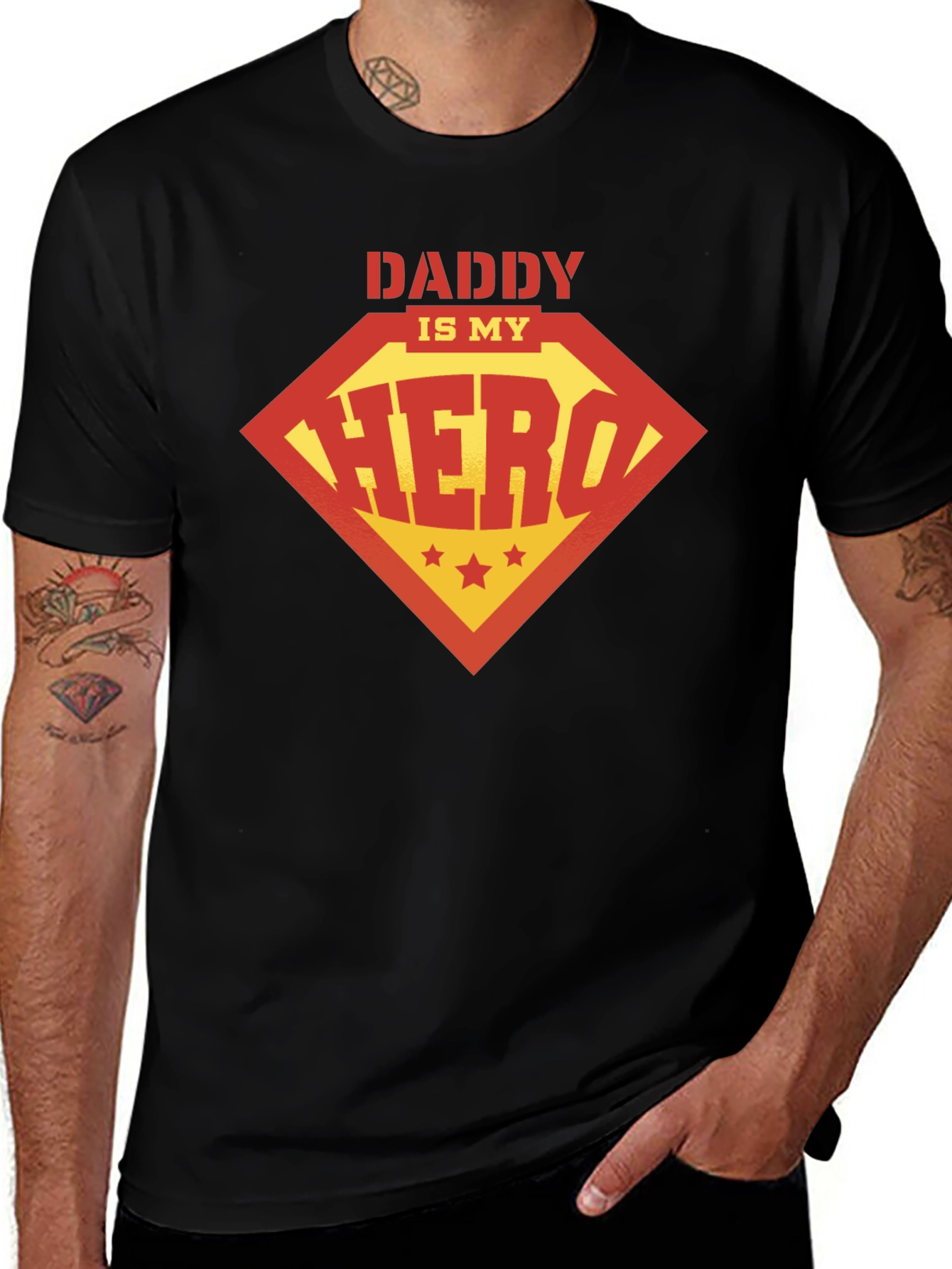 Daddy Is My Hero T-Shirt - Fathers Day Gift