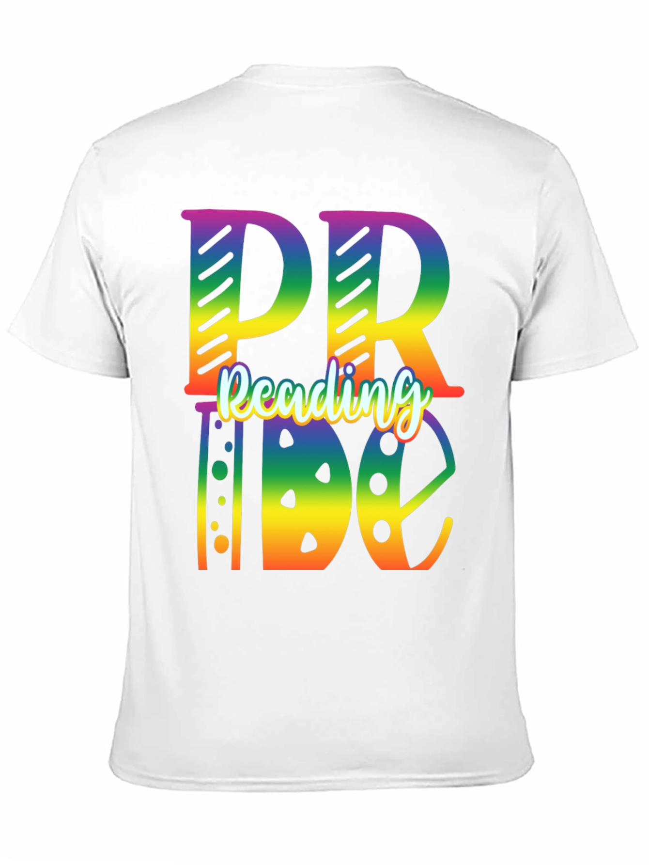 Reading Pride Rainbow Graphic T-Shirt