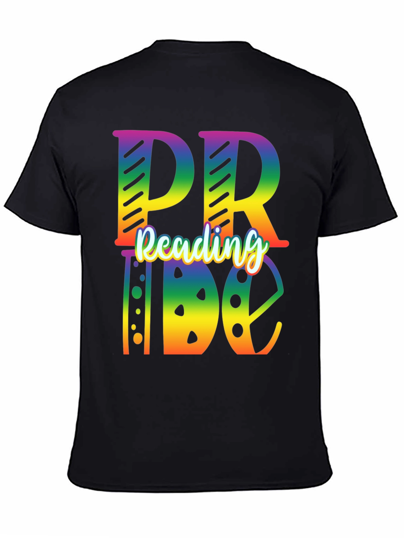 Reading Pride Rainbow Graphic T-Shirt