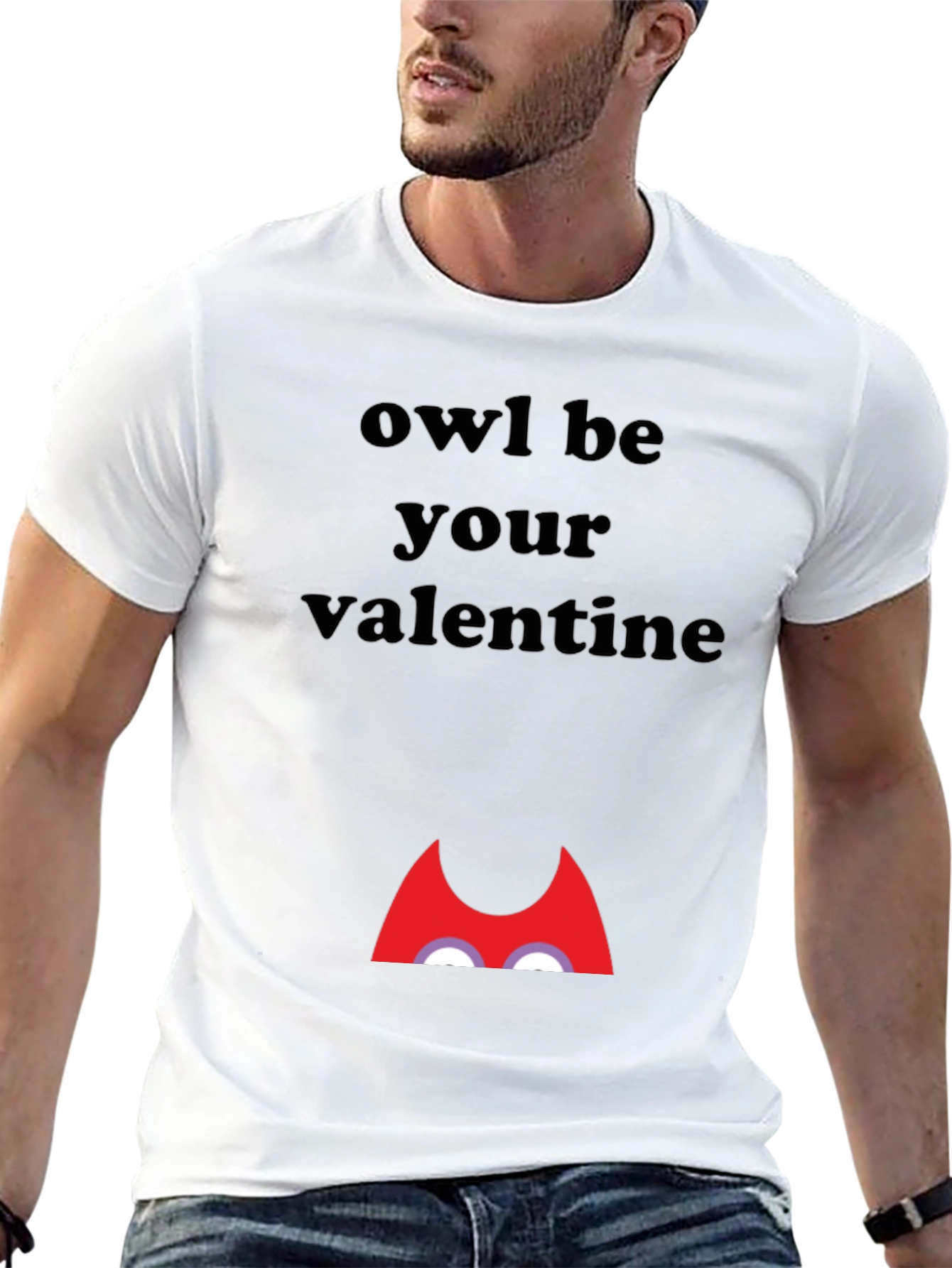 Owl Be Your Valentine Graphic T-Shirt