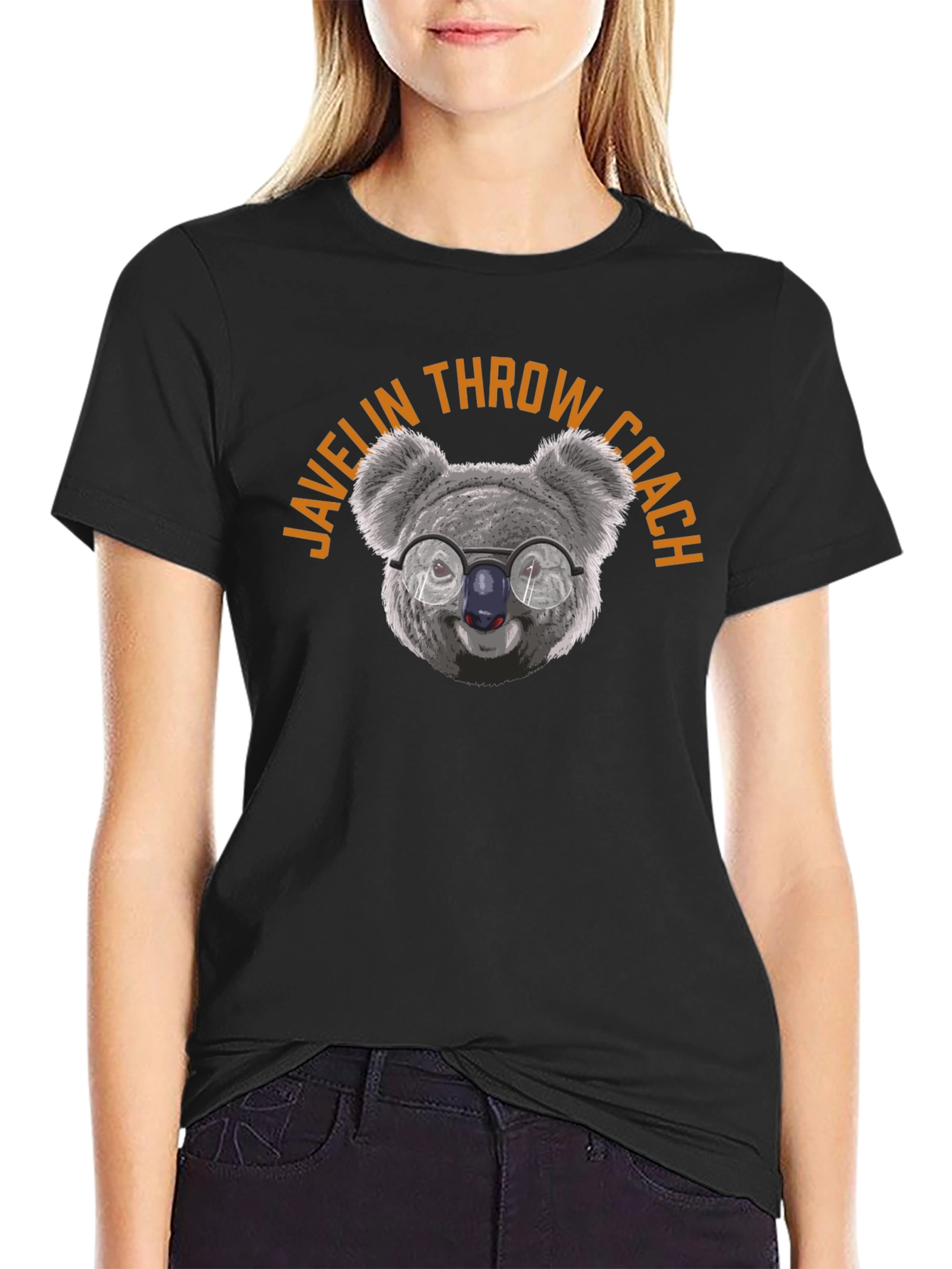 Javelin Throw Coach Koala T-Shirt