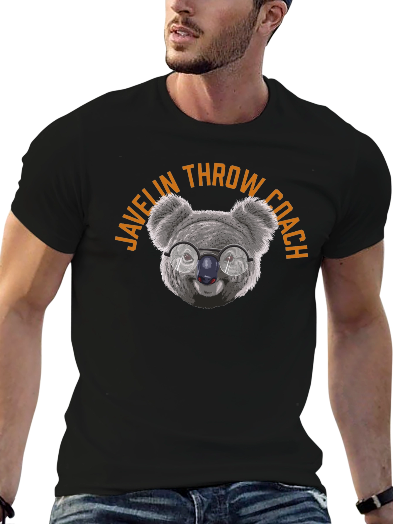 Javelin Throw Coach Koala T-Shirt