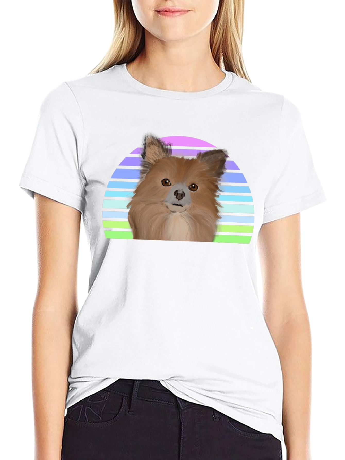 Retro Dog Graphic T-Shirt - Fun & Unique