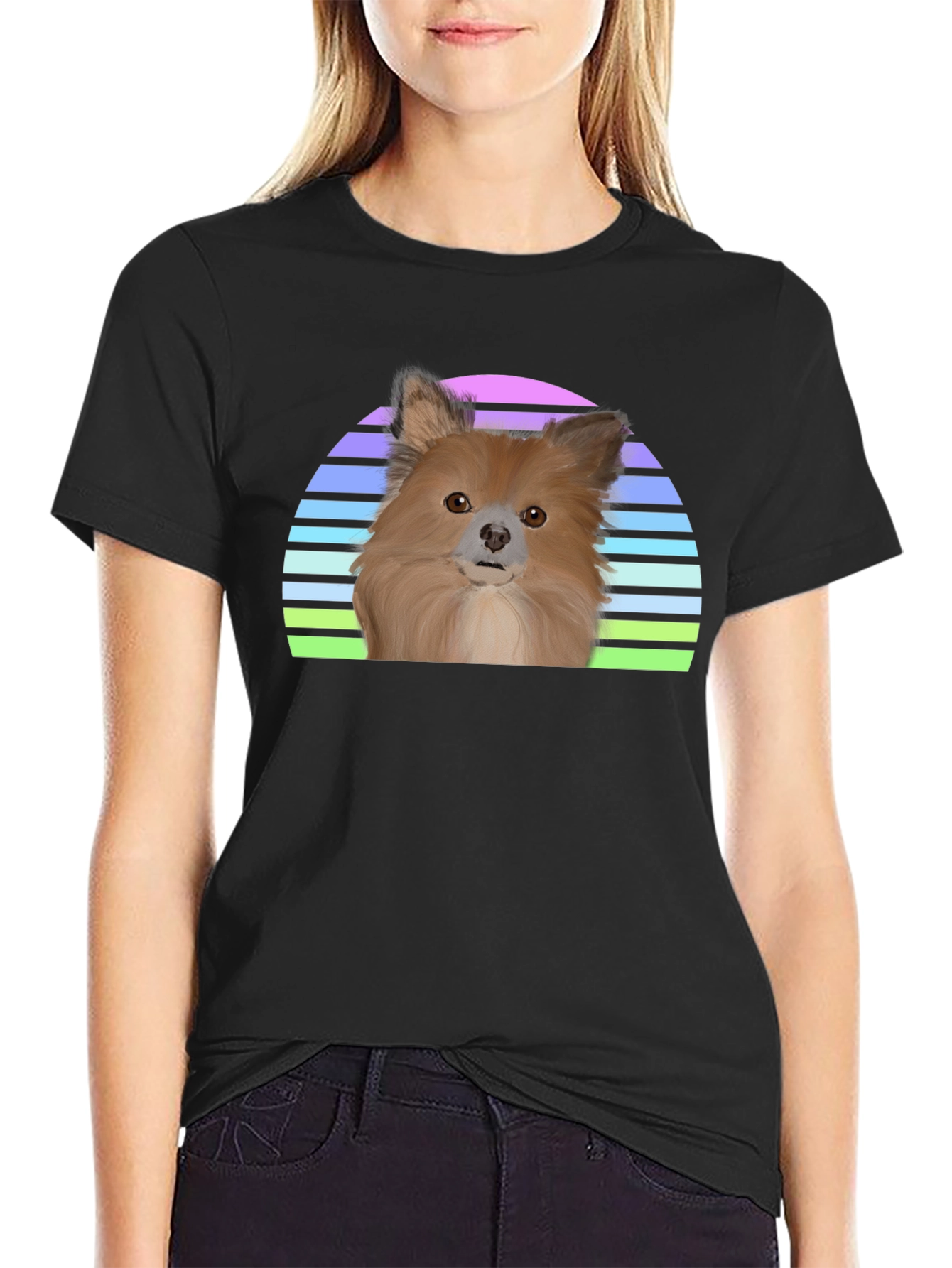Retro Dog Graphic T-Shirt - Fun & Unique