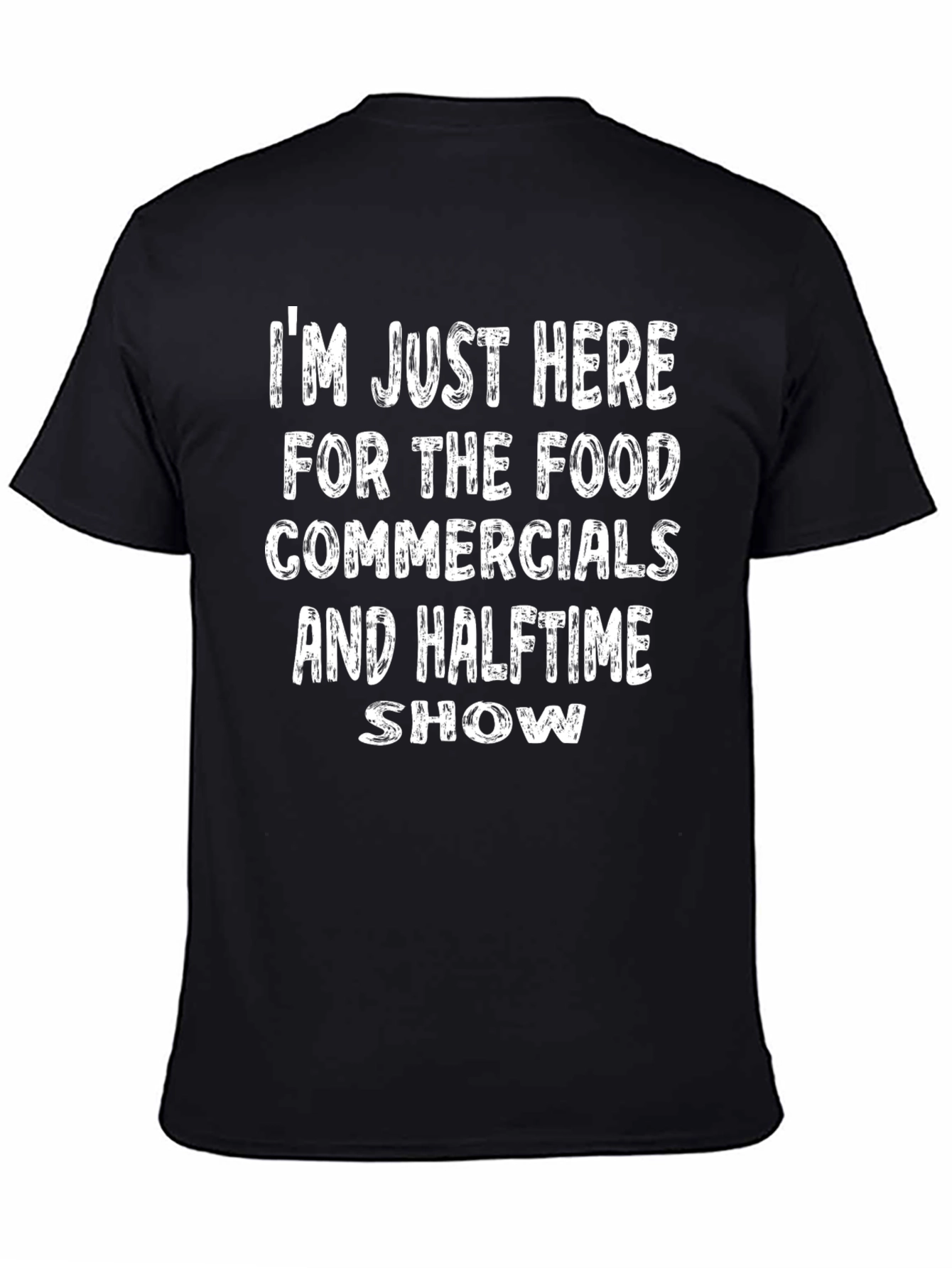 Funny Football Game Day T-Shirt: Food Commercials Halftime
