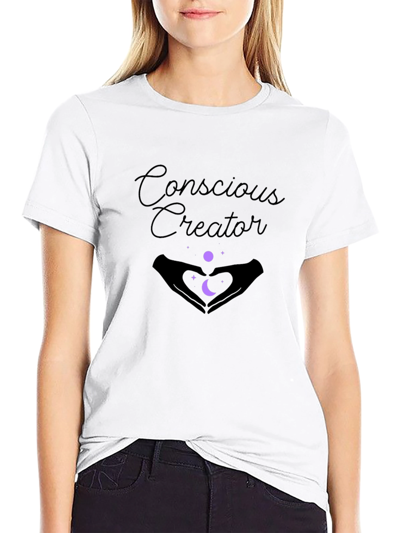 Conscious Creator Graphic Tee - Black