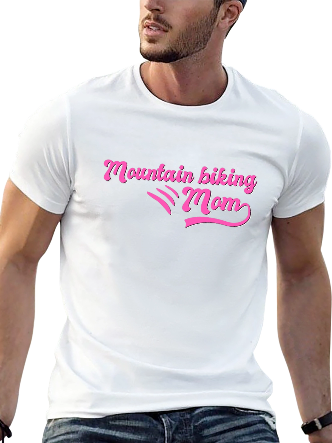 Mountain Biking Mom Graphic T-Shirt