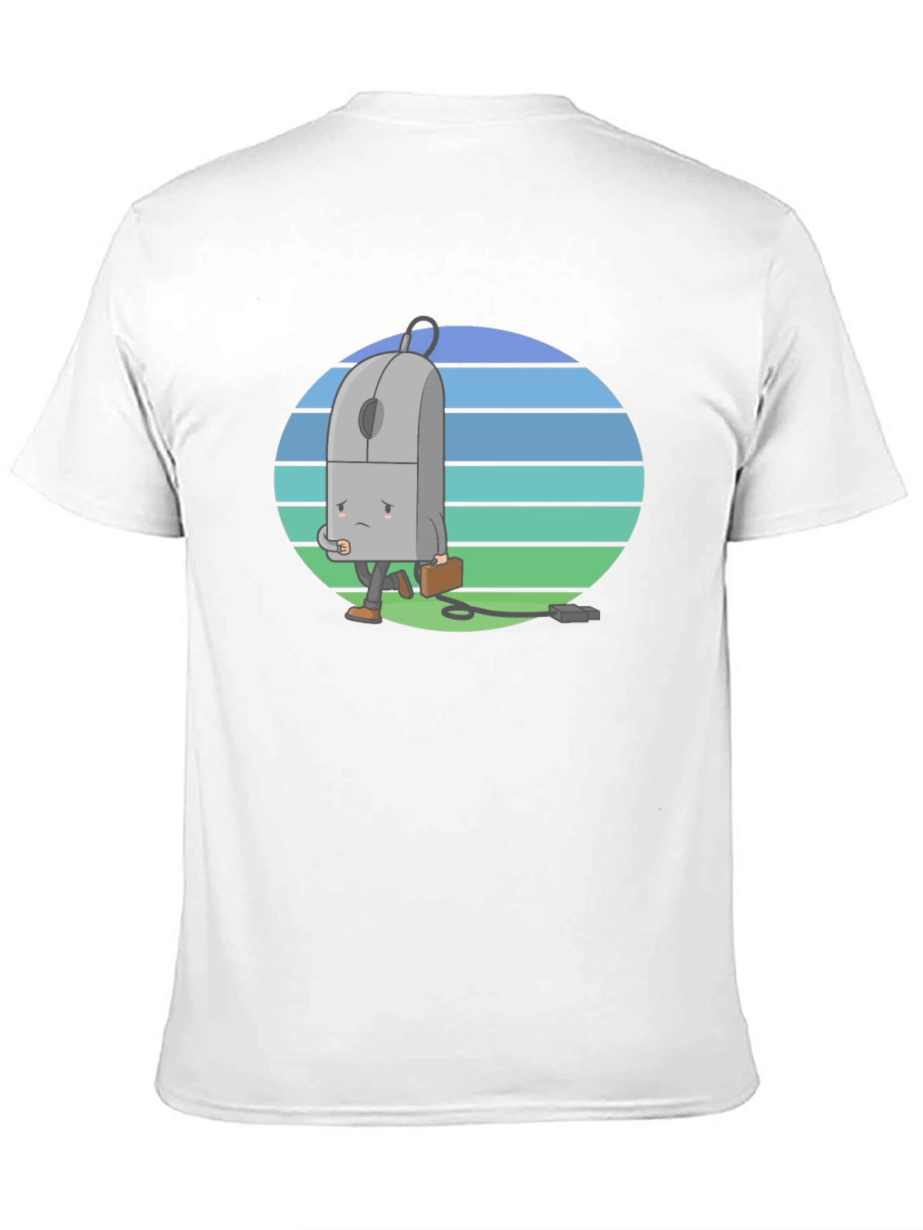Computer Mouse Cartoon Graphic T-Shirt