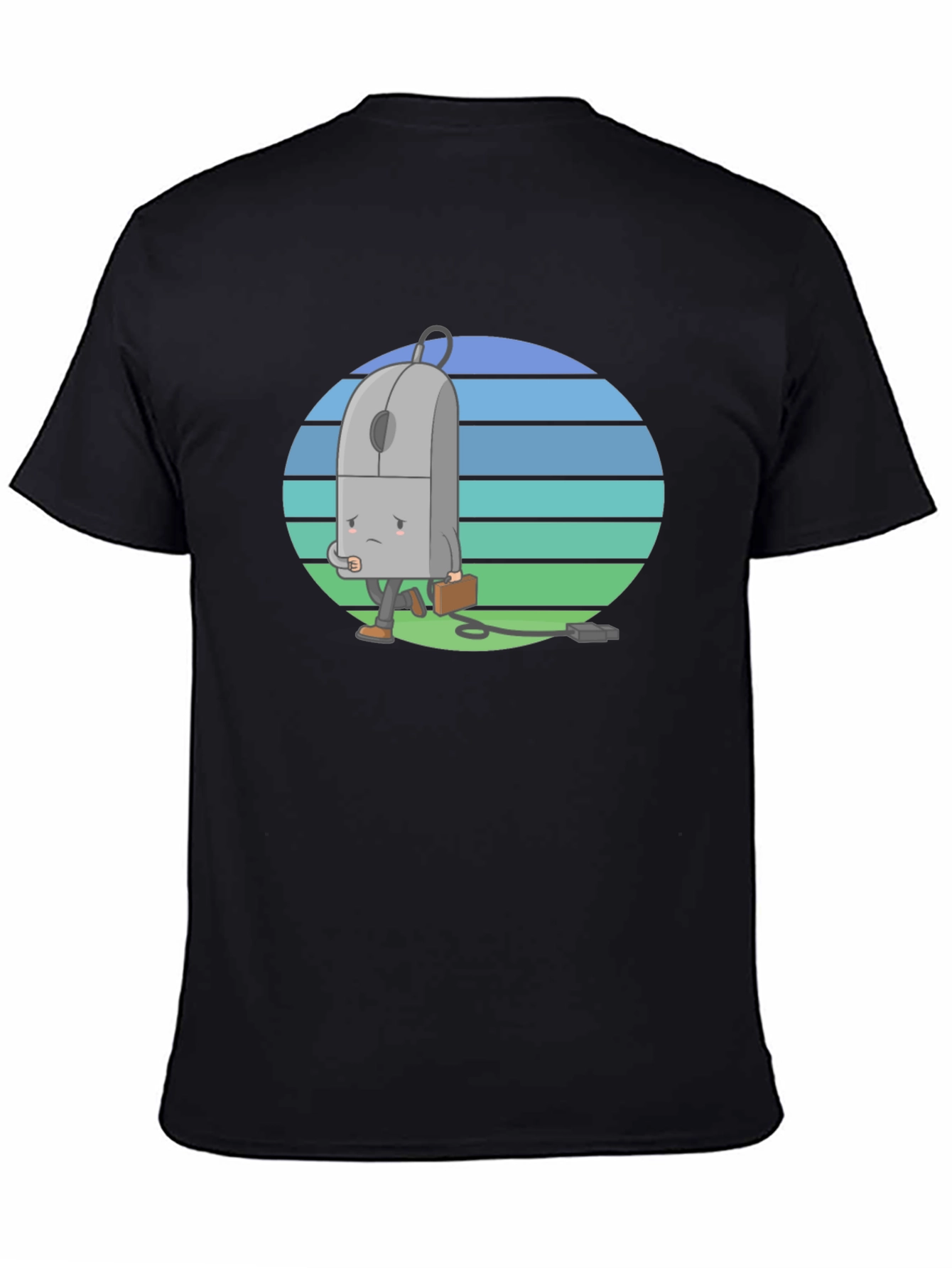 Computer Mouse Cartoon Graphic T-Shirt