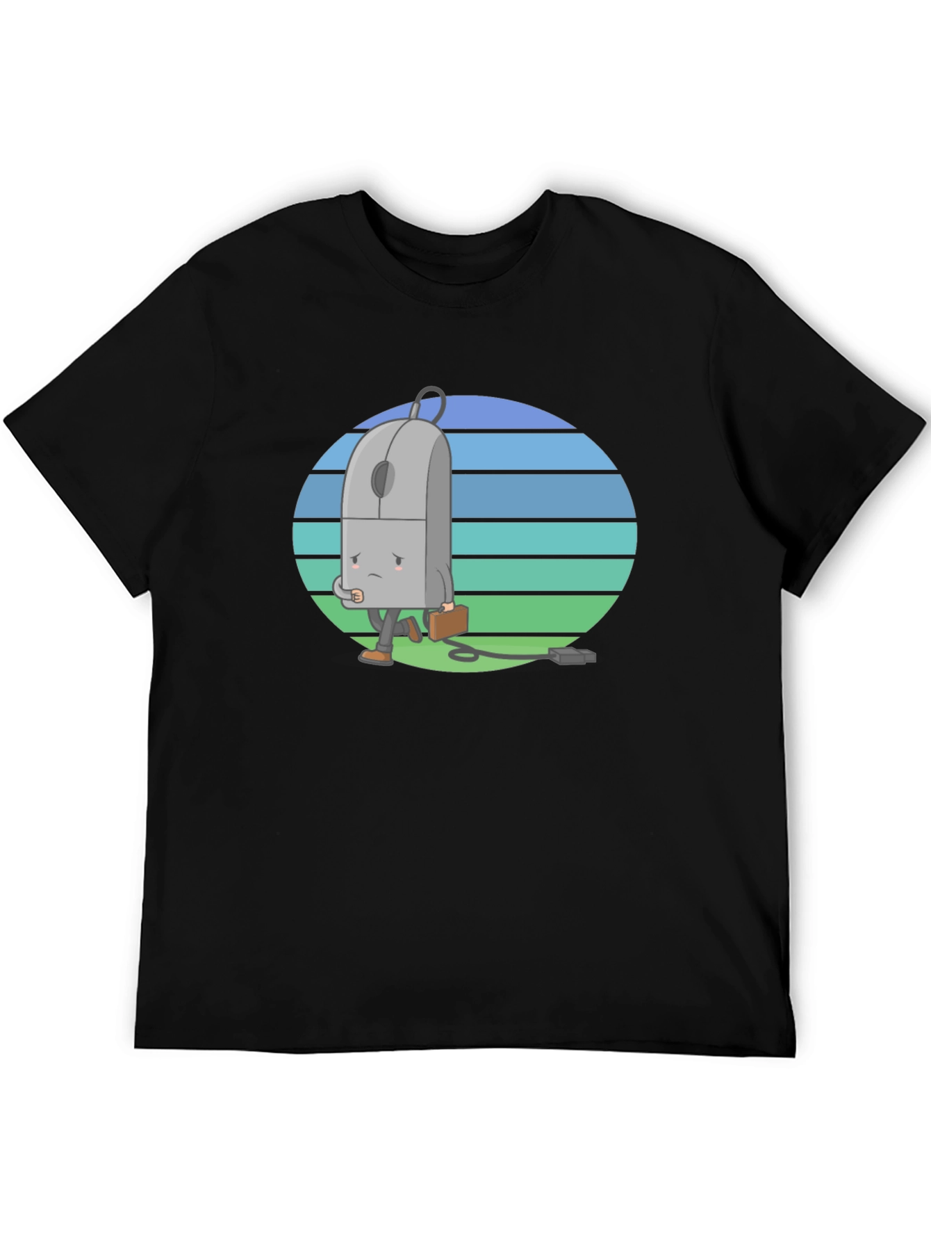 Computer Mouse Cartoon Graphic T-Shirt