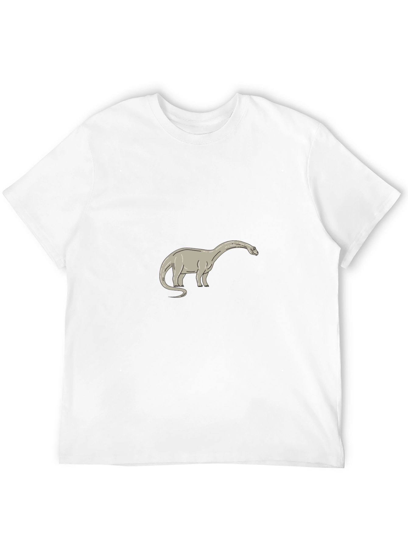 Dinosaur Graphic Tee - Black Cotton T-Shirt