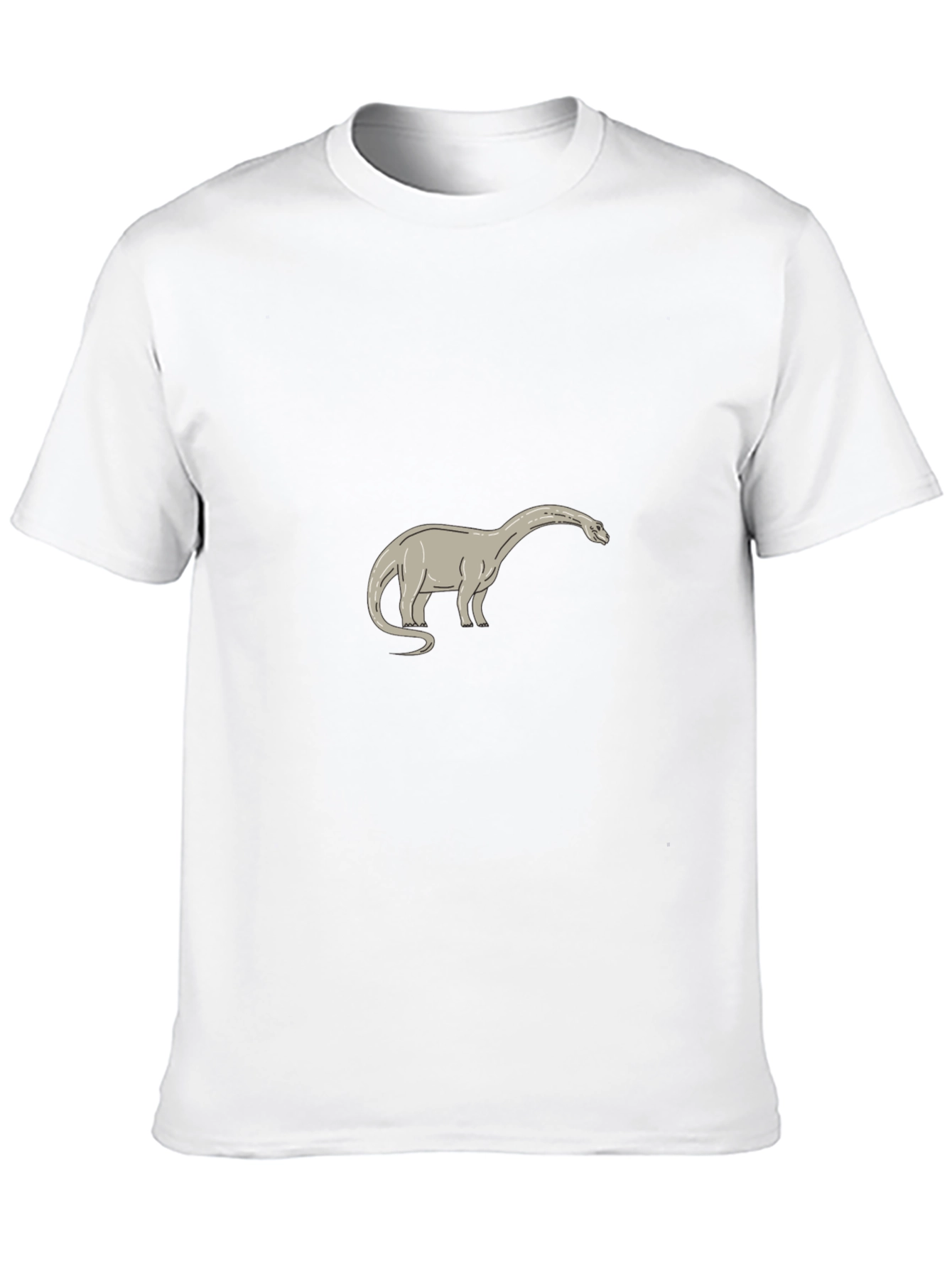 Dinosaur Graphic Tee - Black Cotton T-Shirt
