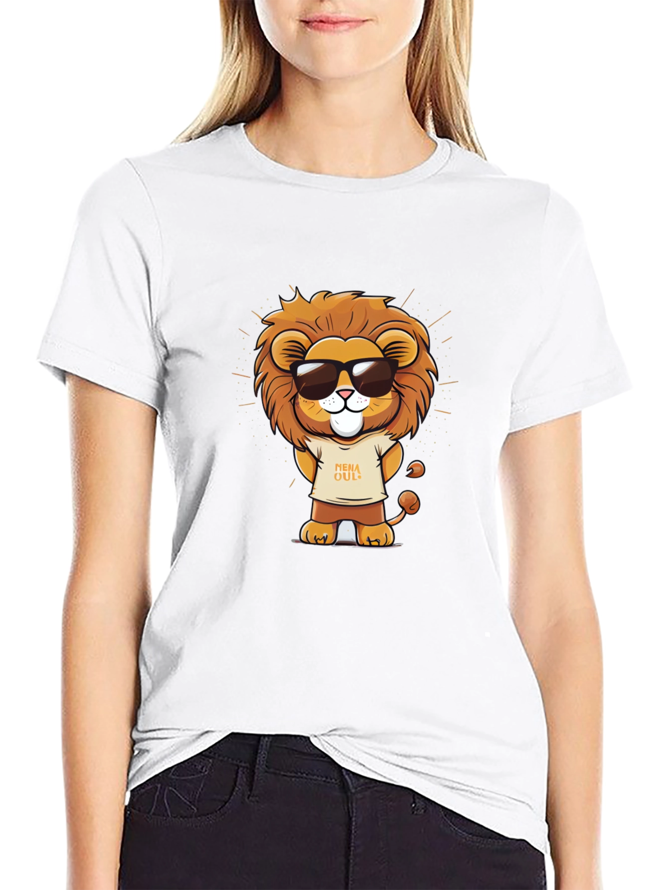 Cool Lion Graphic T-Shirt